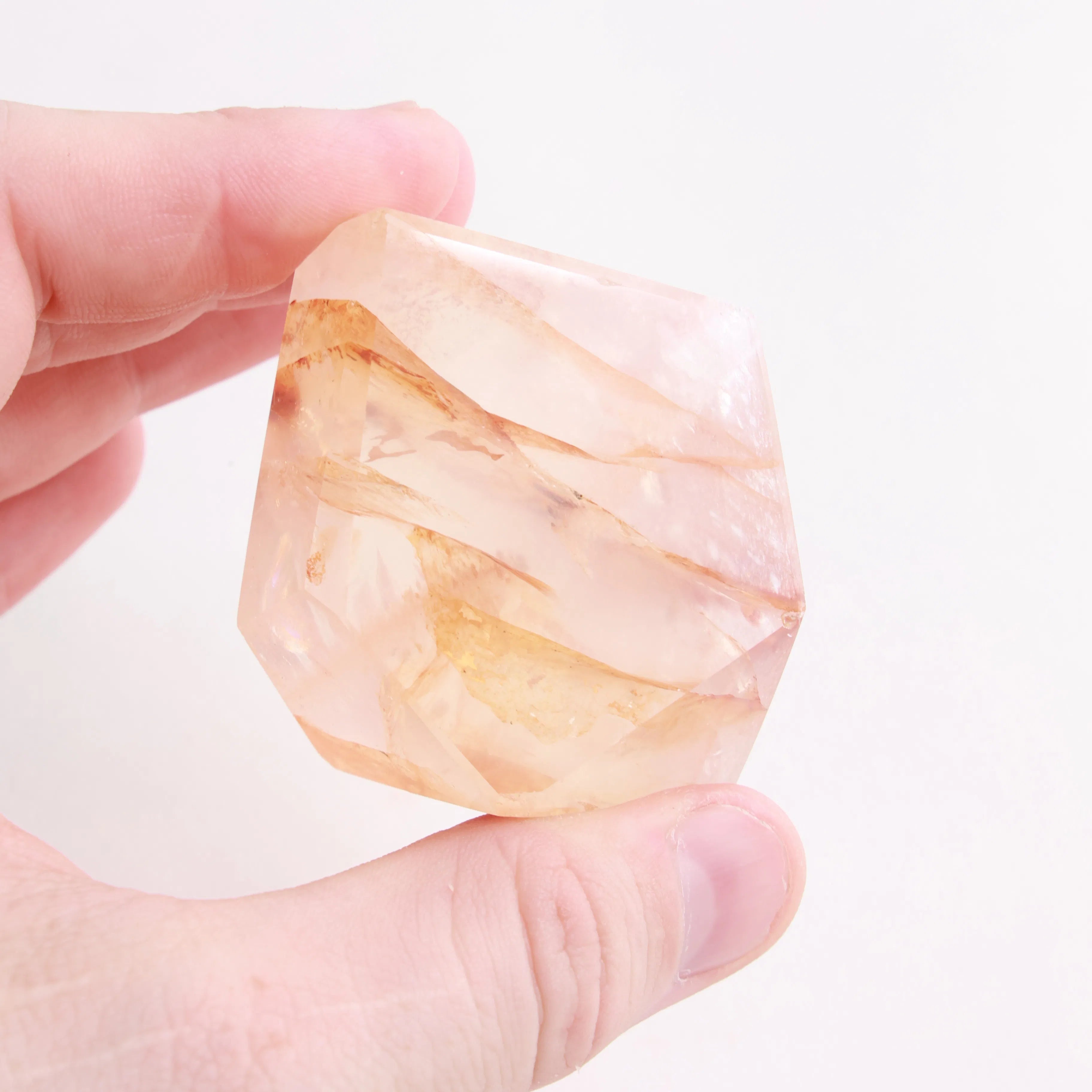 Polished Fire Quartz Crystals — Towers & Freeforms