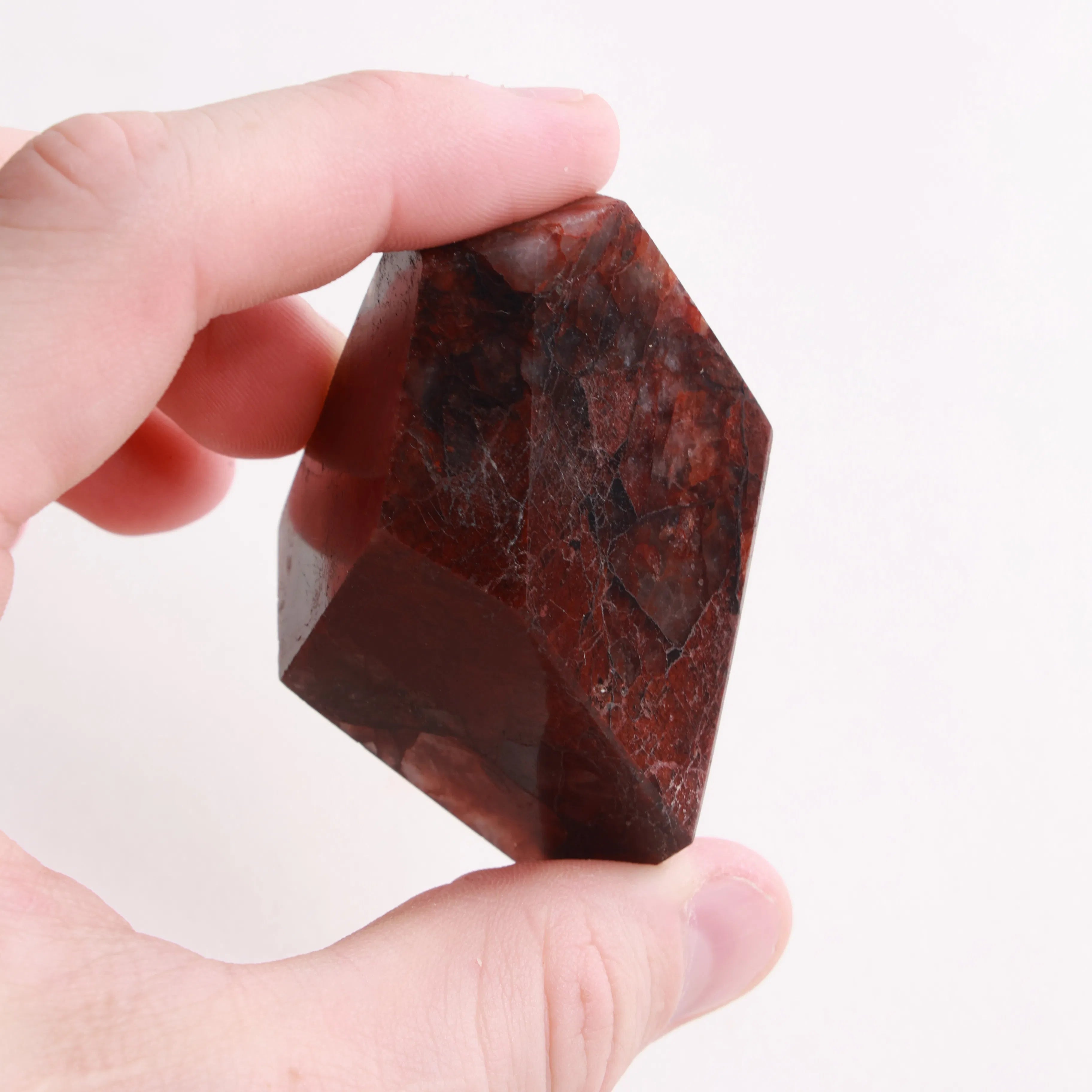 Polished Fire Quartz Crystals — Towers & Freeforms