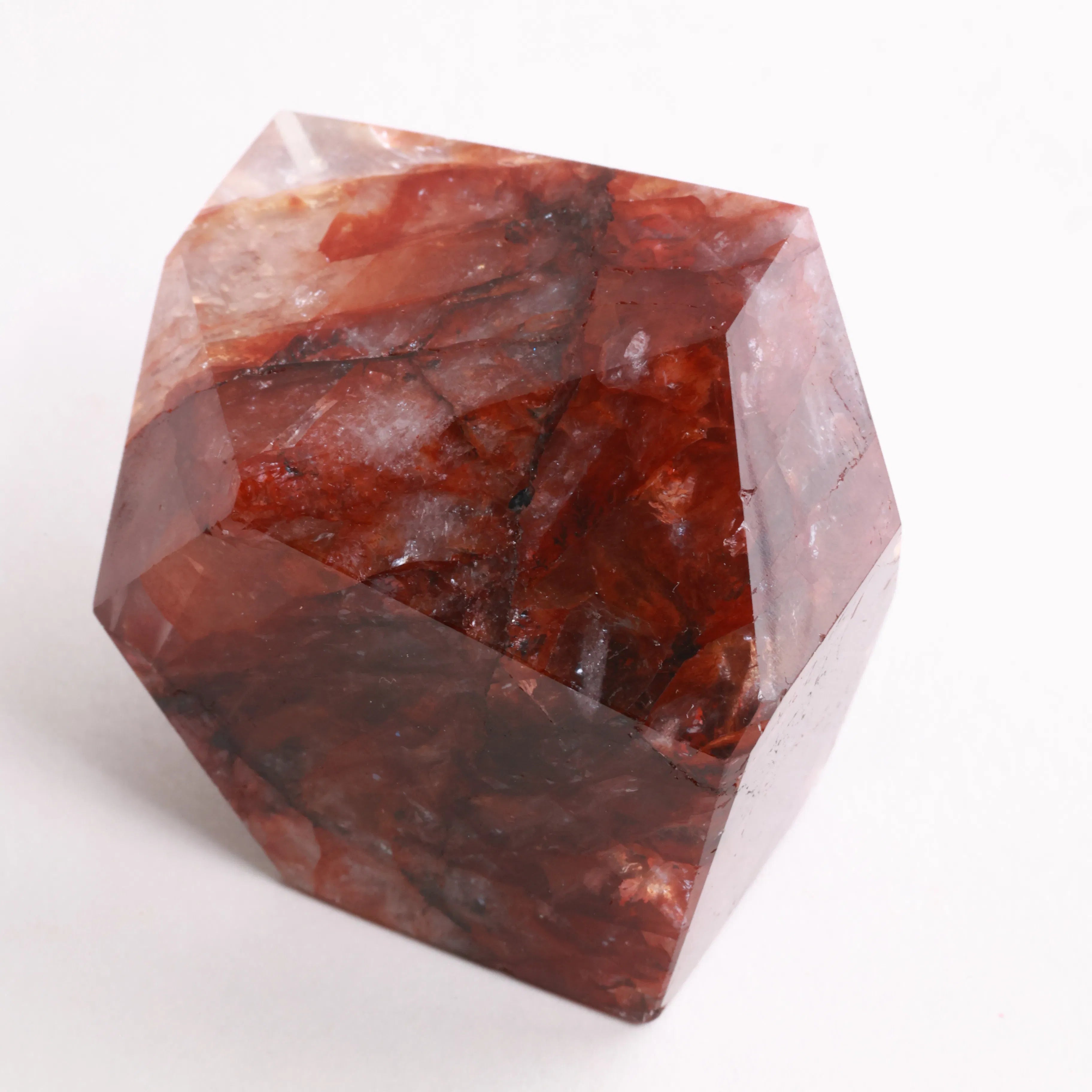 Polished Fire Quartz Crystals — Towers & Freeforms
