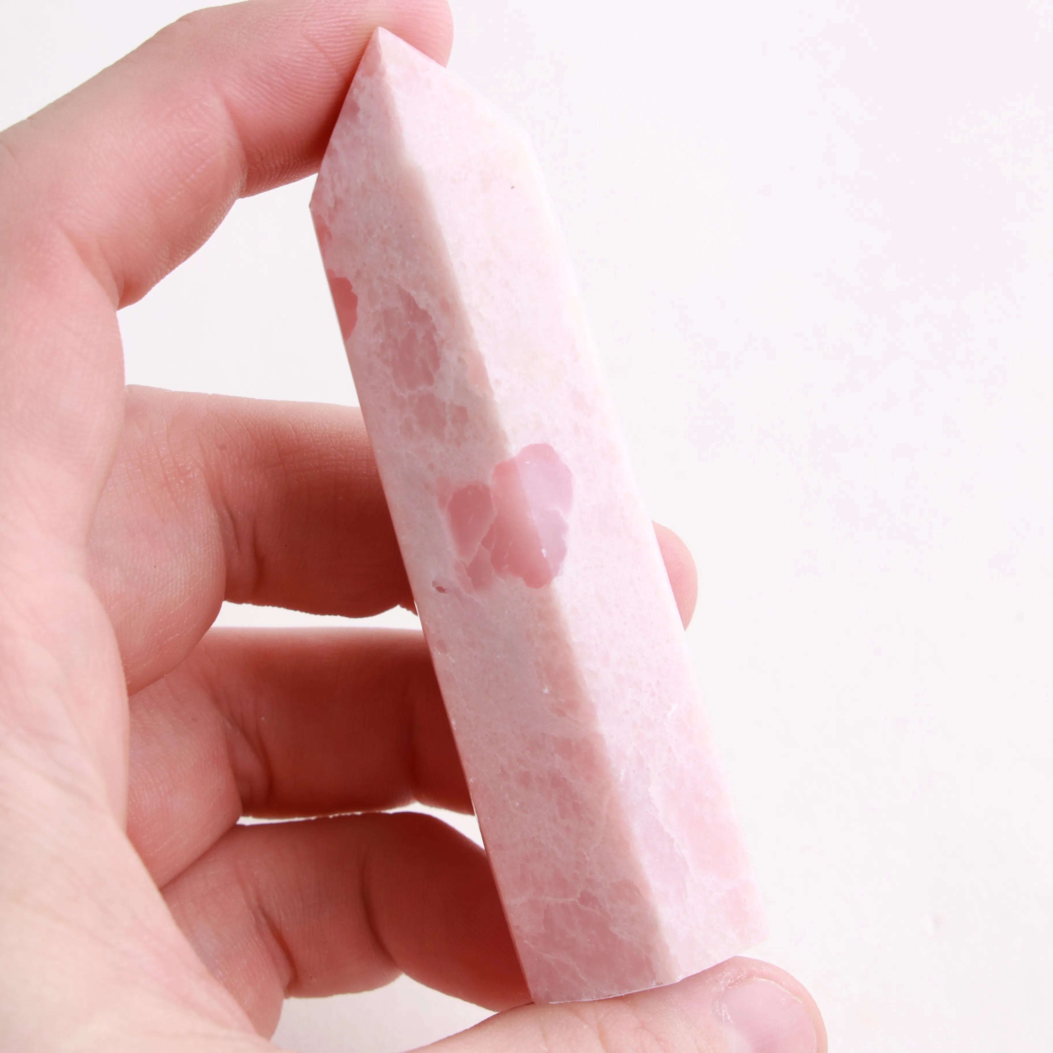 Pink Opal | Polished Crystal Towers & Moons (Exact Pieces)