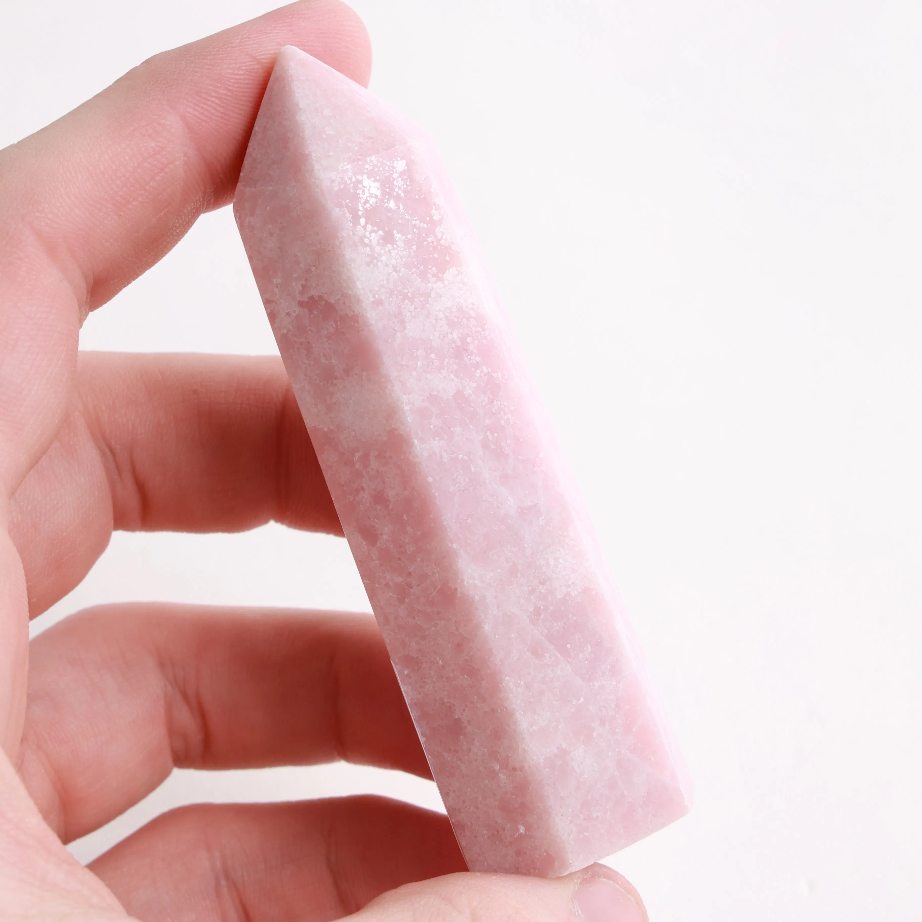 Pink Opal | Polished Crystal Towers & Moons (Exact Pieces)