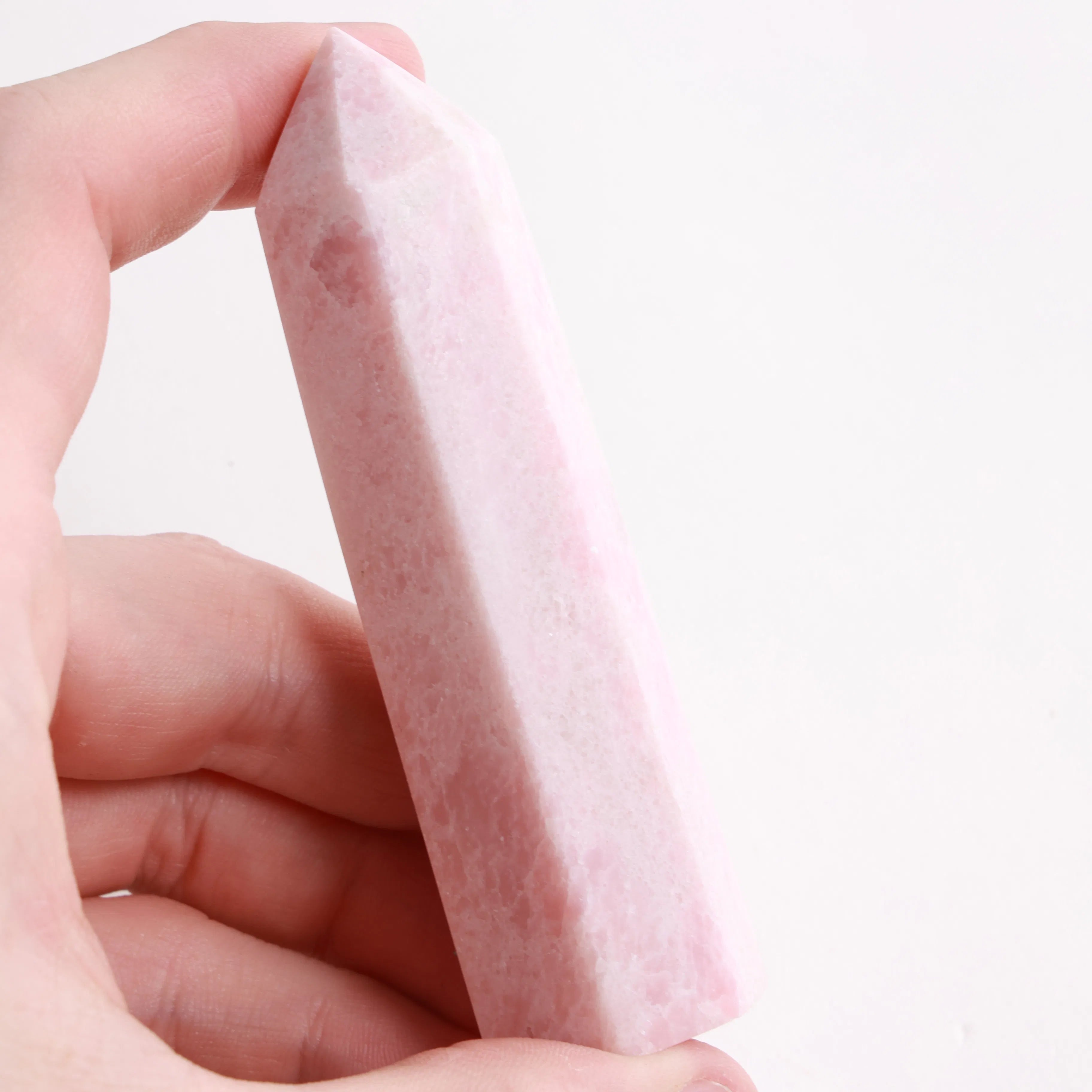 Pink Opal | Polished Crystal Towers & Moons (Exact Pieces)