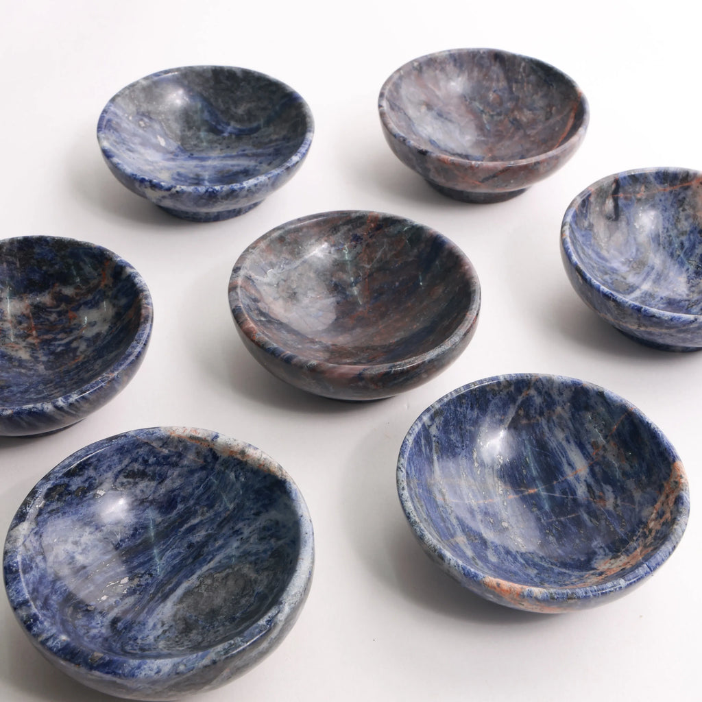 Polished Sodalite — Polished Spheres & Bowls (Exact Pieces)