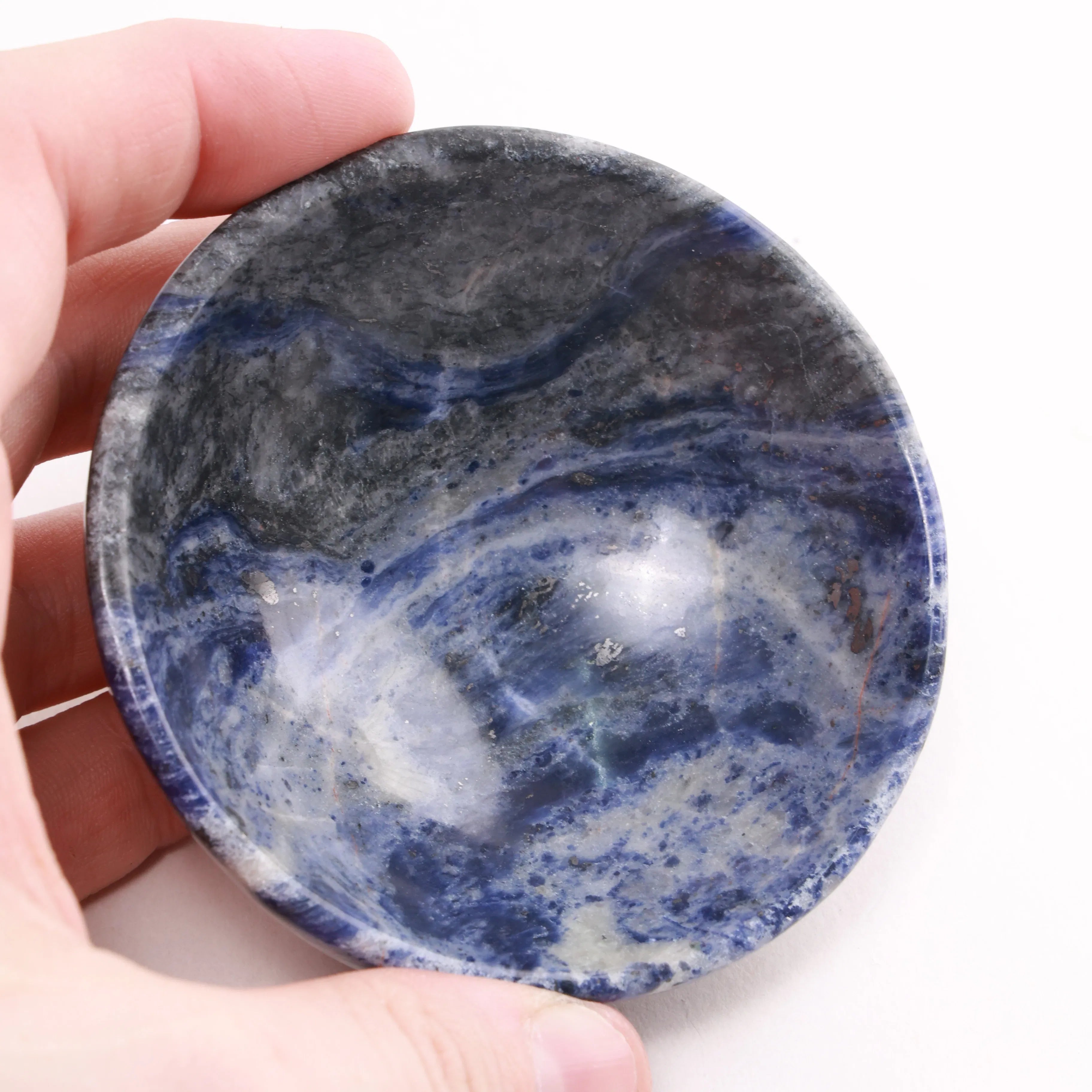 Sodalite Bowls — Polished Crystal Bowls (Exact Pieces)
