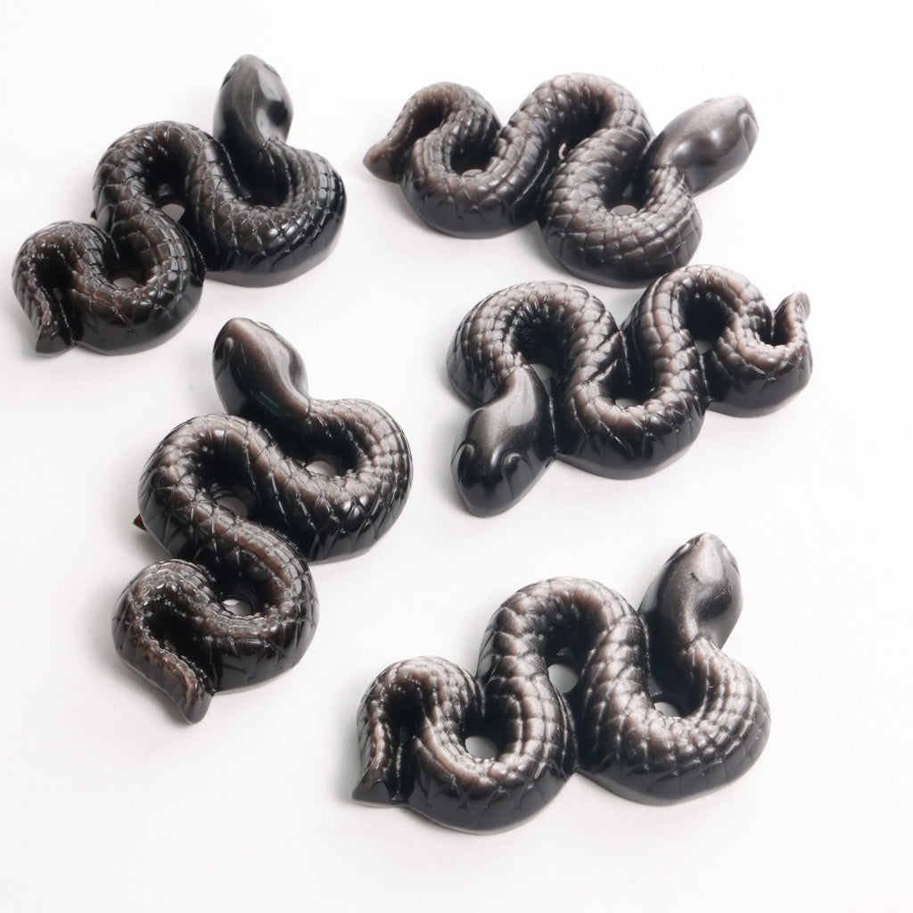 Obsidian Crystal — Carvings, Moons, Hearts & Palmstones (Exact & Intuitively Chosen)