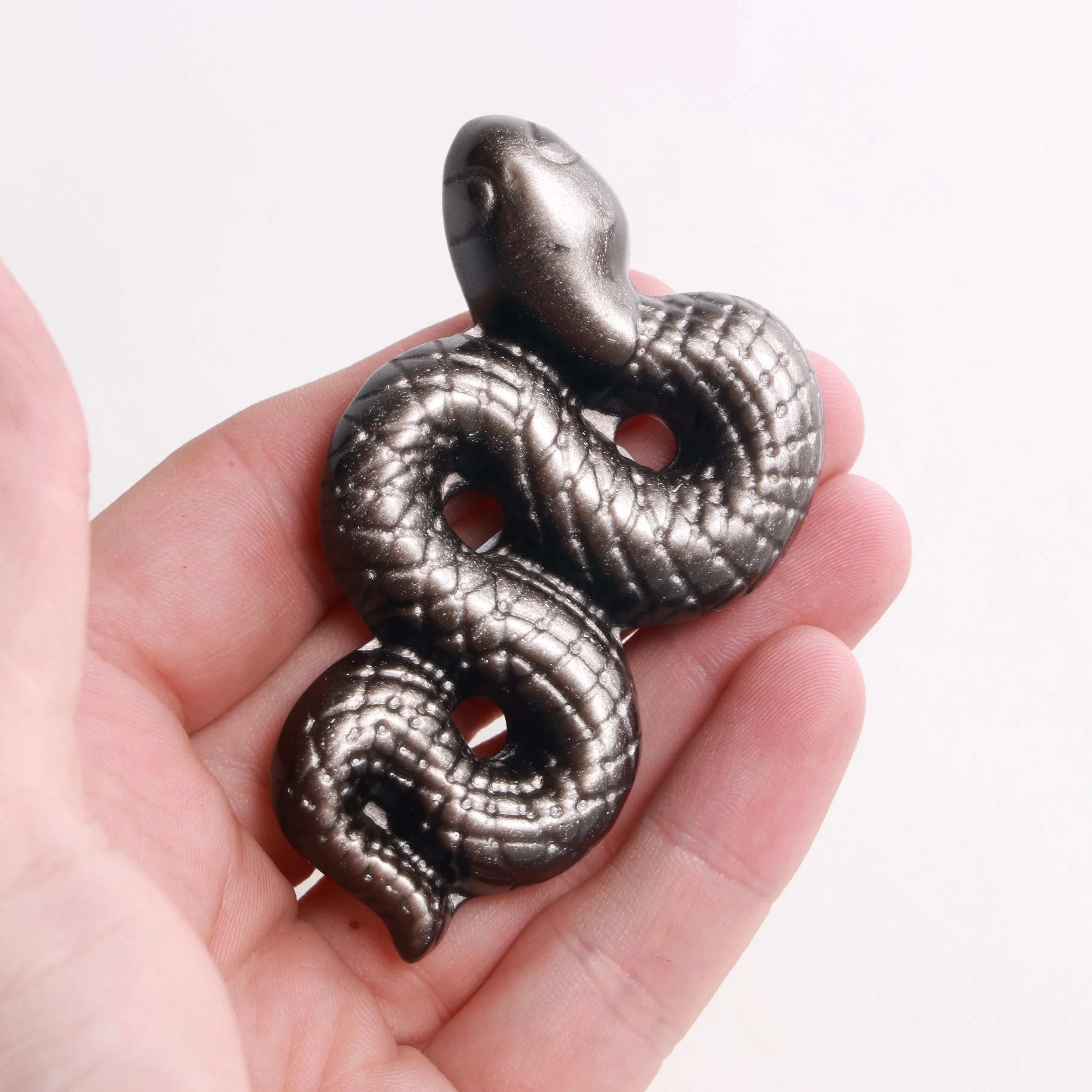 Obsidian Crystal — Carvings, Moons, Hearts & Palmstones (Exact & Intuitively Chosen)