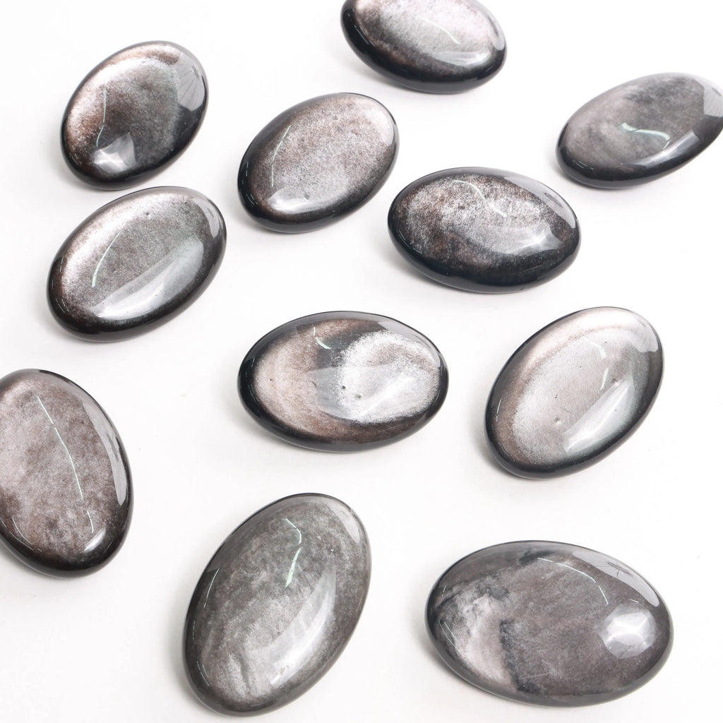 Obsidian Crystal — Carvings, Moons, Hearts & Palmstones (Exact & Intuitively Chosen)