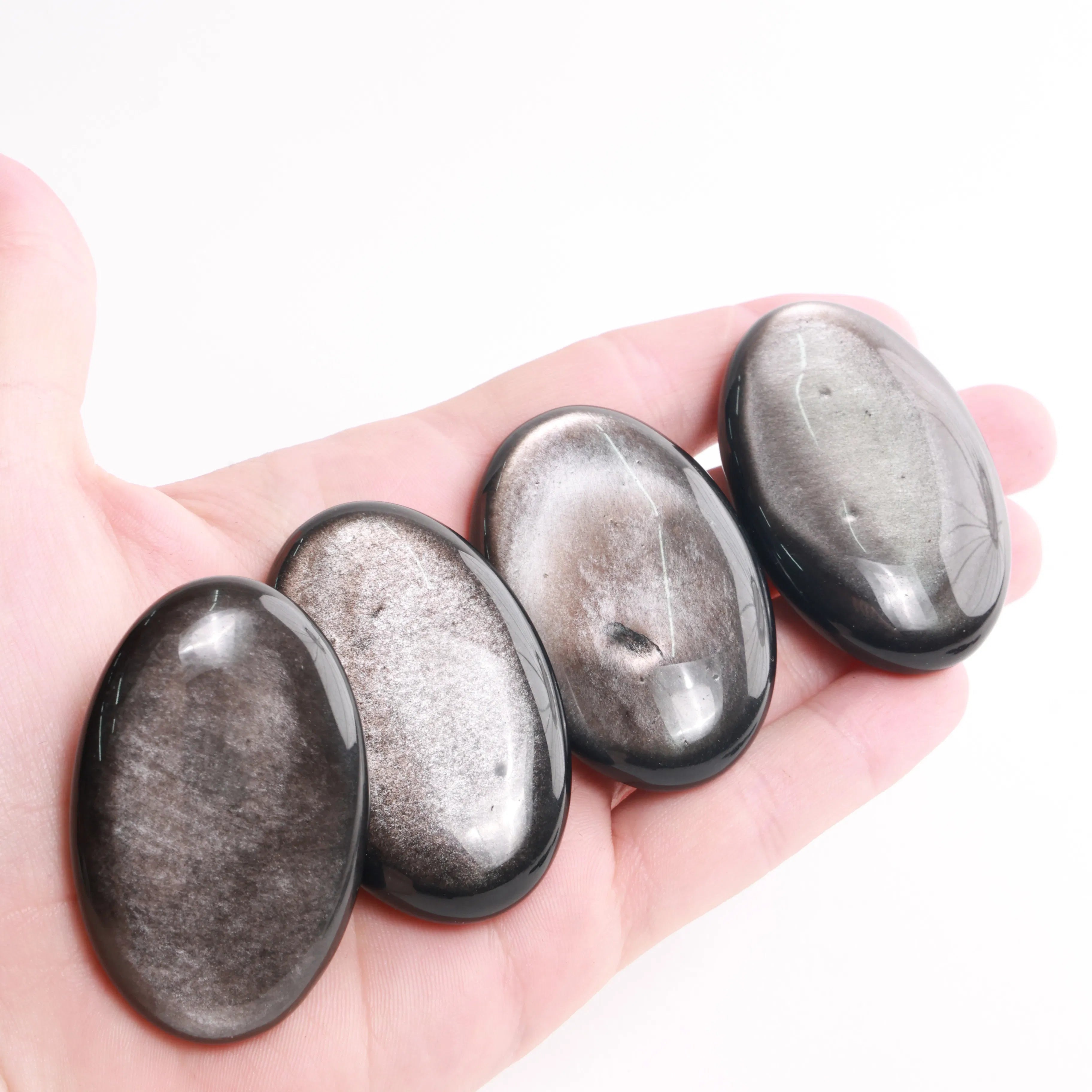 Obsidian Crystal — Carvings, Moons, Hearts & Palmstones (Exact & Intuitively Chosen)