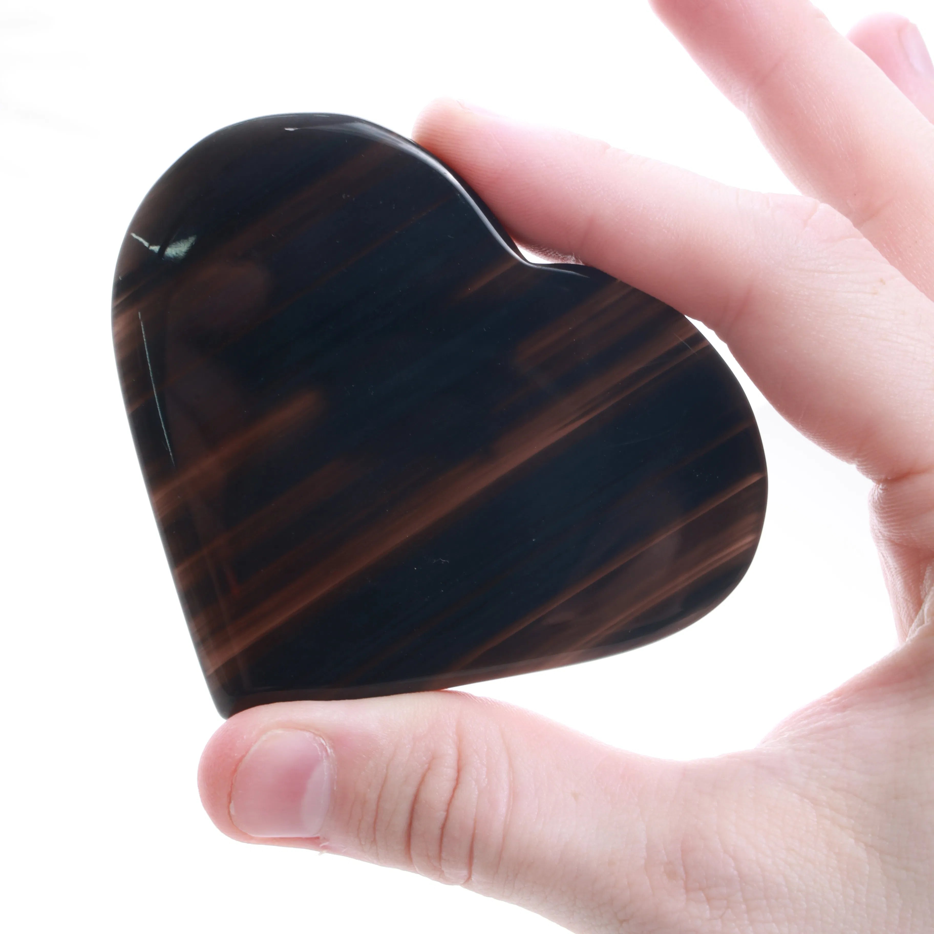 Obsidian Crystal — Carvings, Moons, Hearts & Palmstones (Exact & Intuitively Chosen)