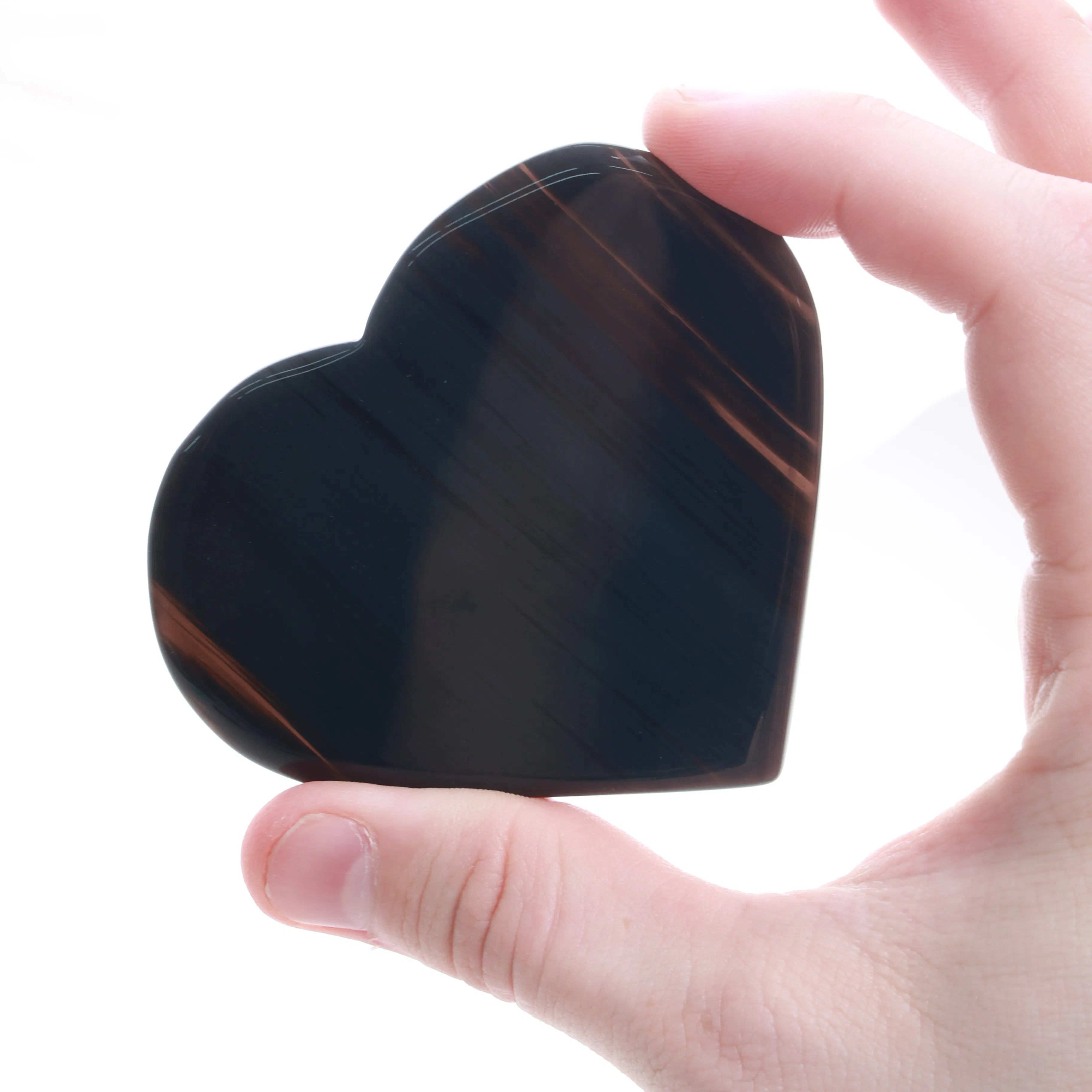 Obsidian Crystal — Carvings, Moons, Hearts & Palmstones (Exact & Intuitively Chosen)