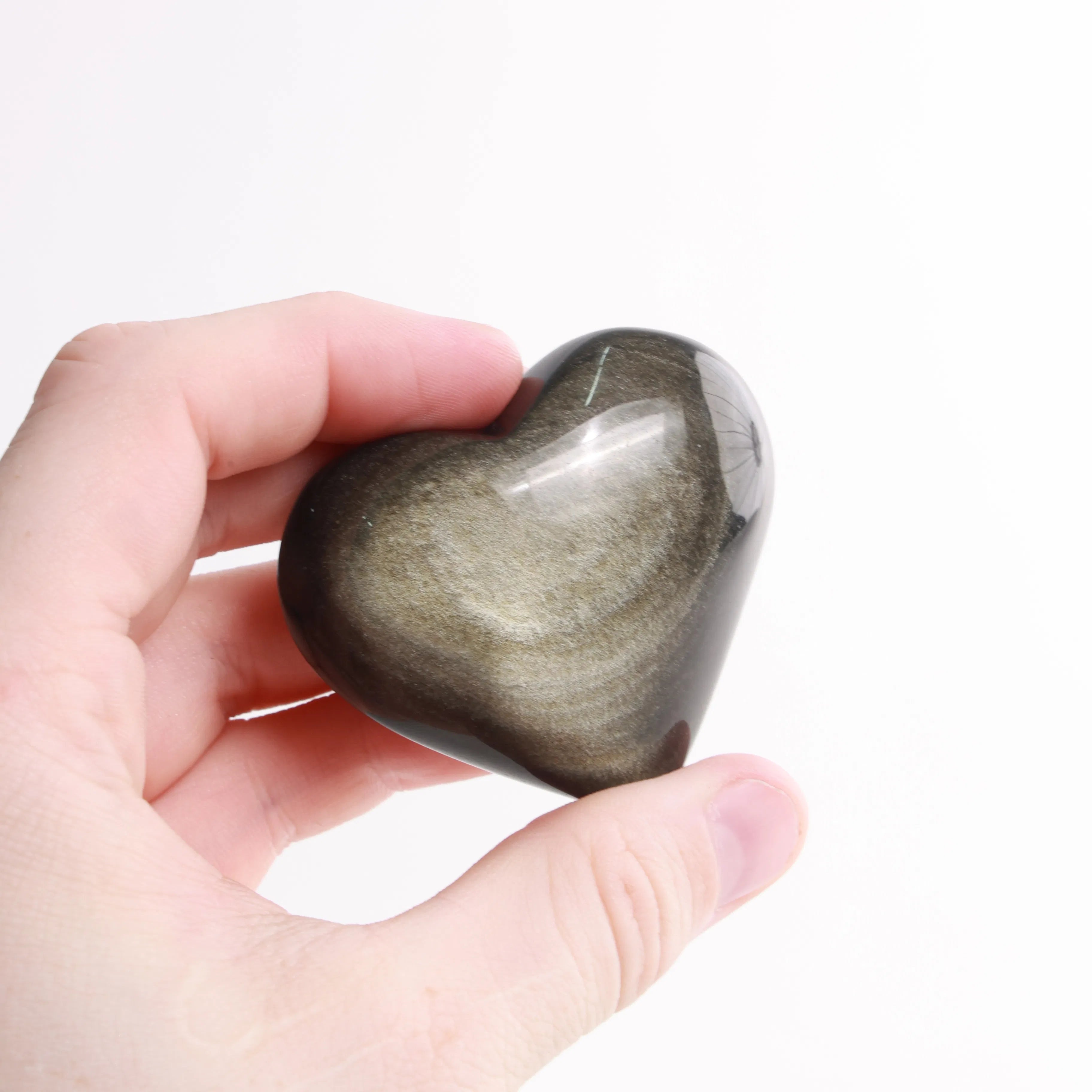 Obsidian Crystal — Carvings, Moons, Hearts & Palmstones (Exact & Intuitively Chosen)