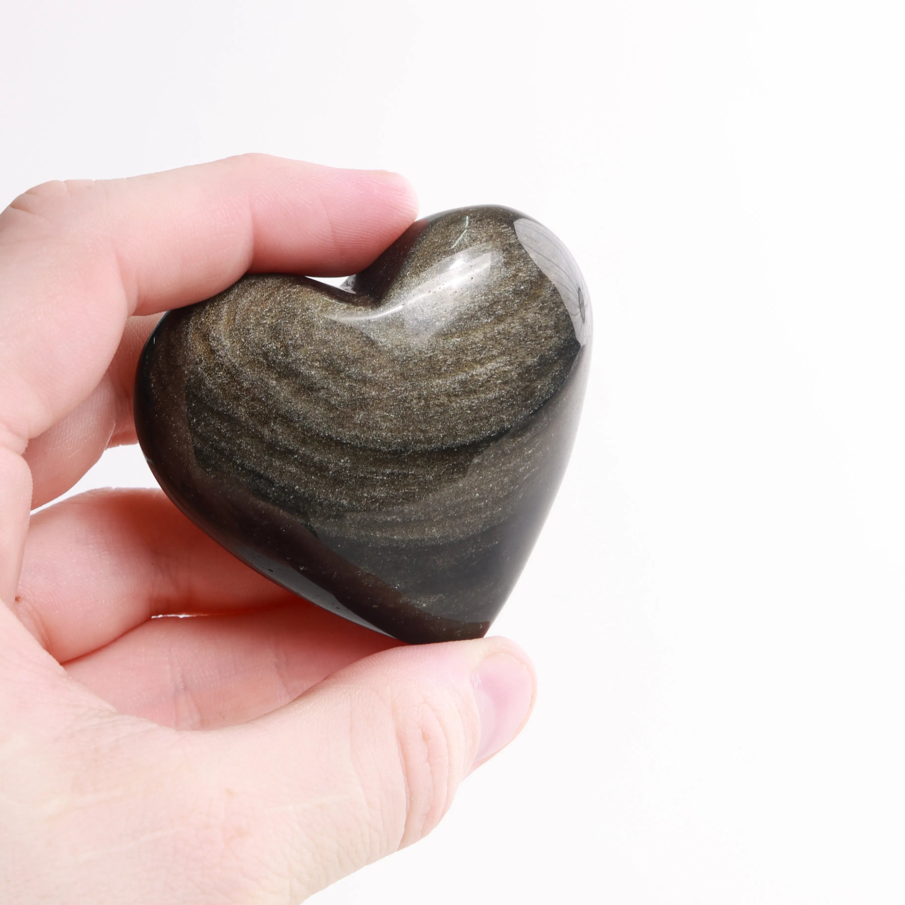 Obsidian Crystal — Carvings, Moons, Hearts & Palmstones (Exact & Intuitively Chosen)