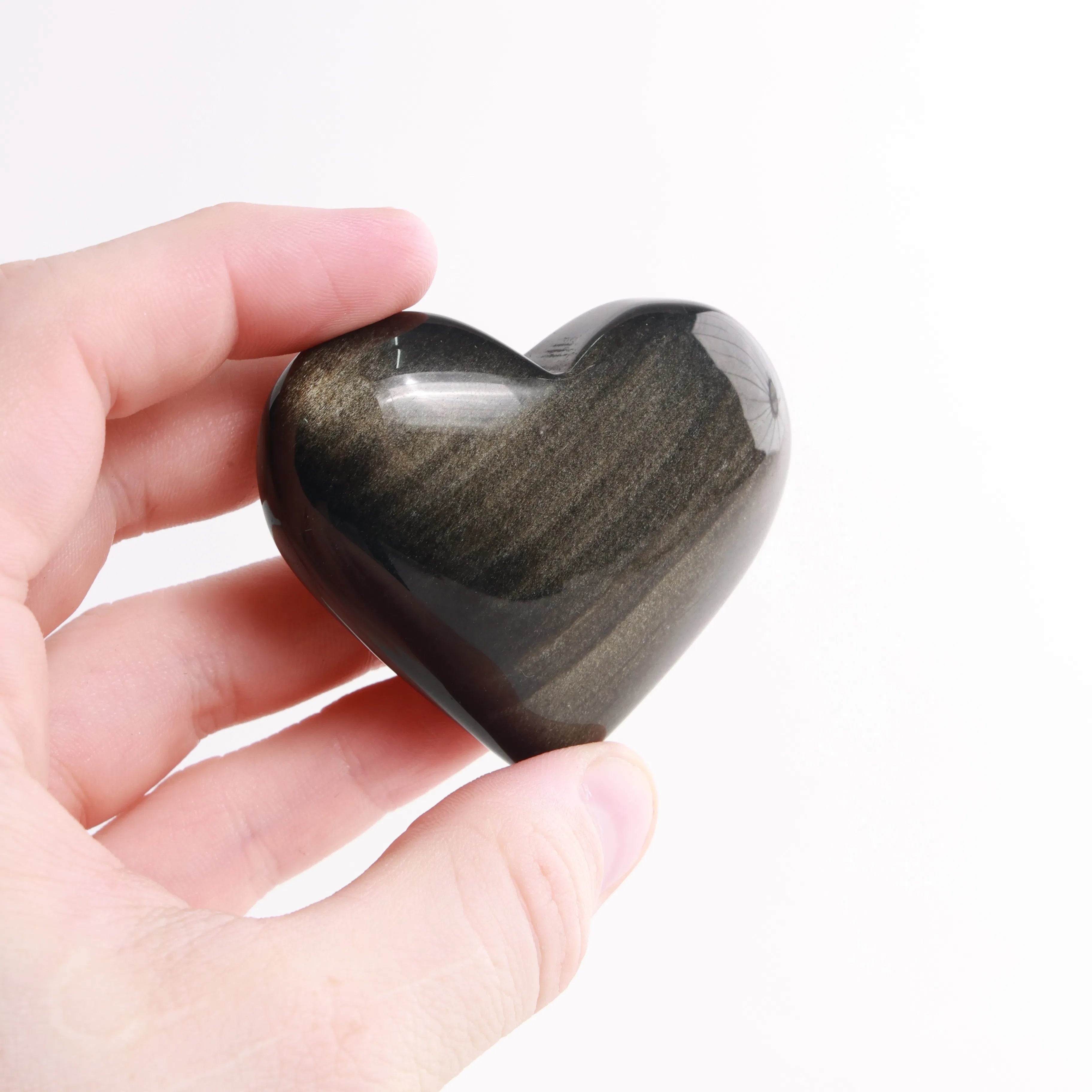 Obsidian Crystal — Carvings, Moons, Hearts & Palmstones (Exact & Intuitively Chosen)