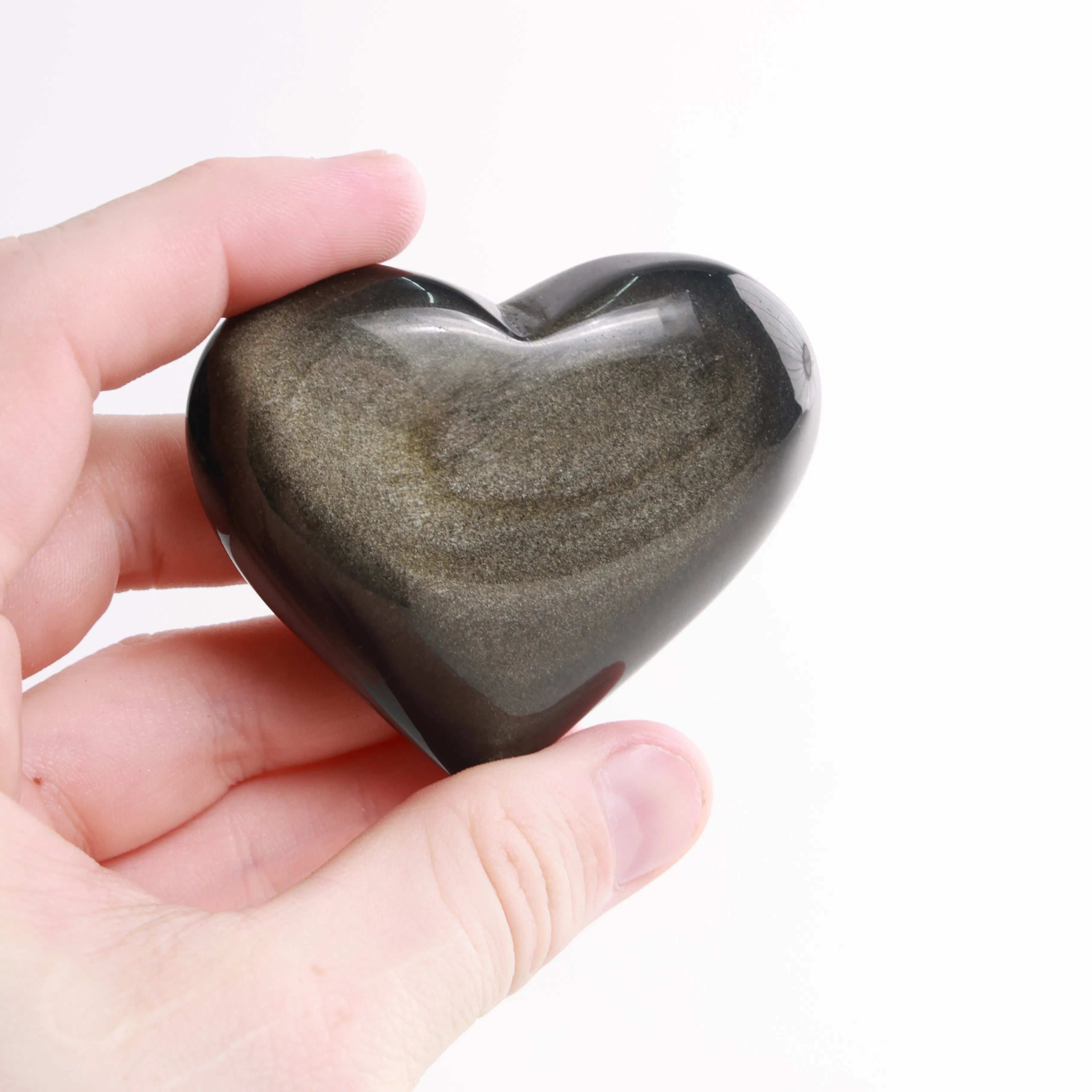 Obsidian Crystal — Carvings, Moons, Hearts & Palmstones (Exact & Intuitively Chosen)