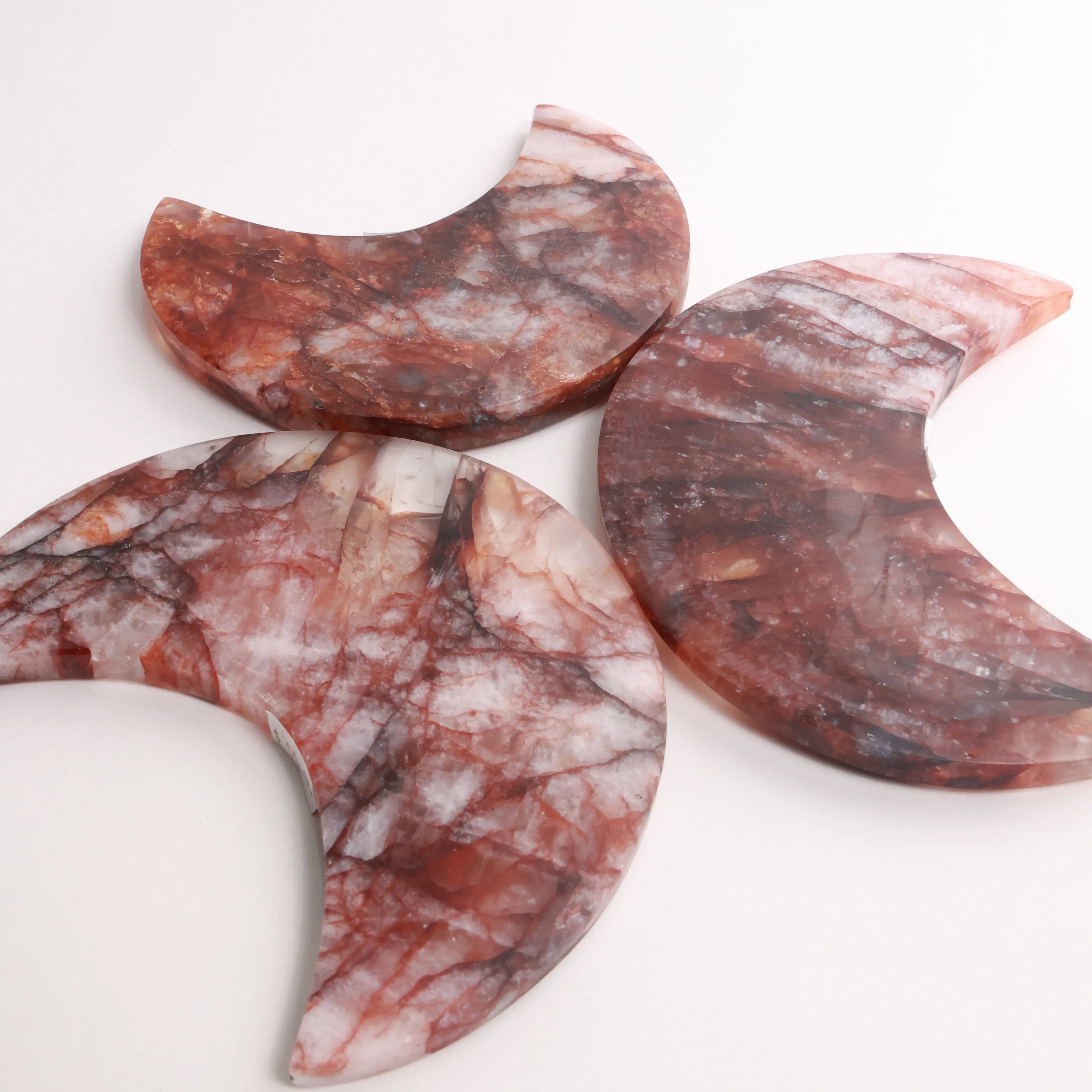 Polished Fire Quartz Crystals — Towers & Freeforms