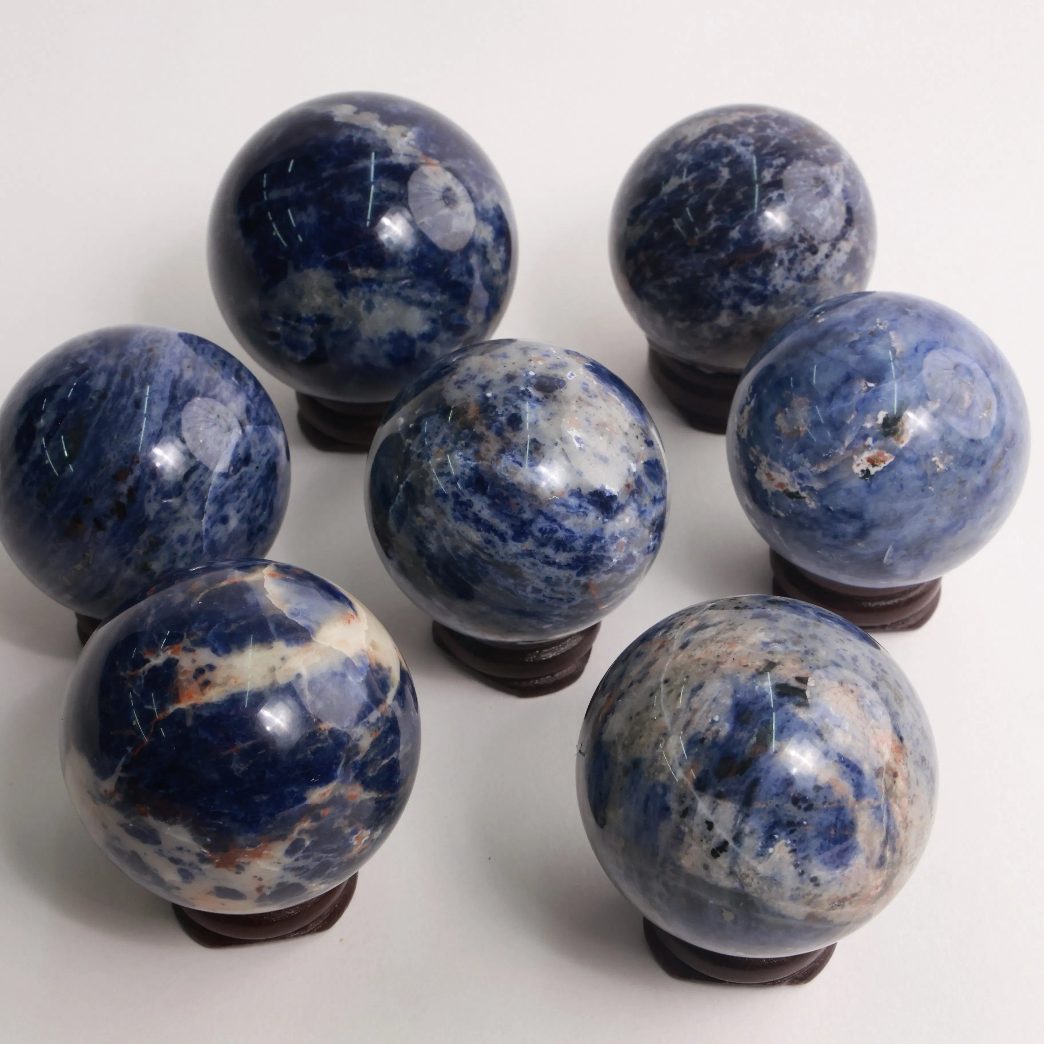 Polished Sodalite — Polished Spheres & Bowls (Exact Pieces)