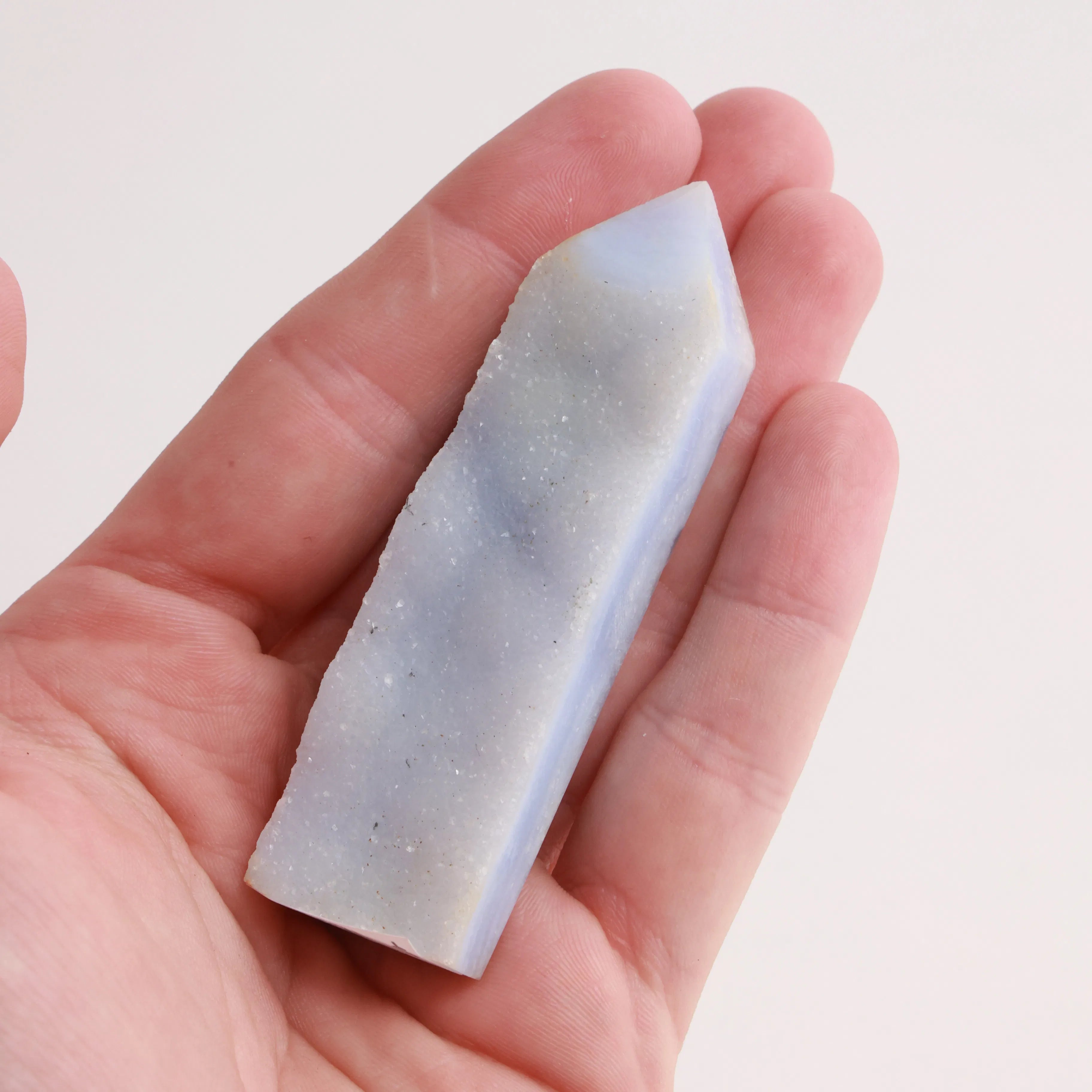 Blue Lace Agate Geode Towers & Freeforms