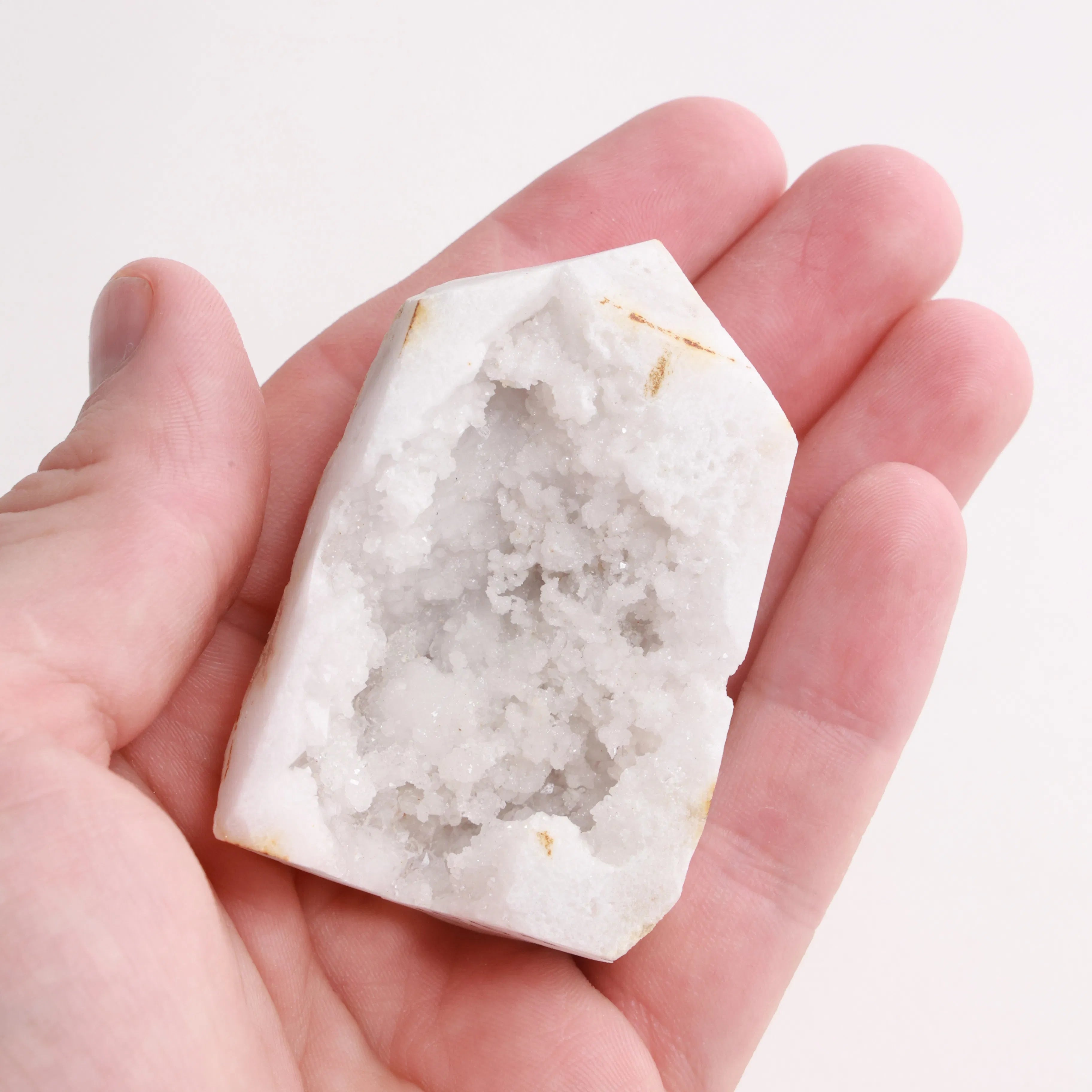 Quartz Geode Towers & Hearts — Semi-Raw Crystal (Exact Pieces)