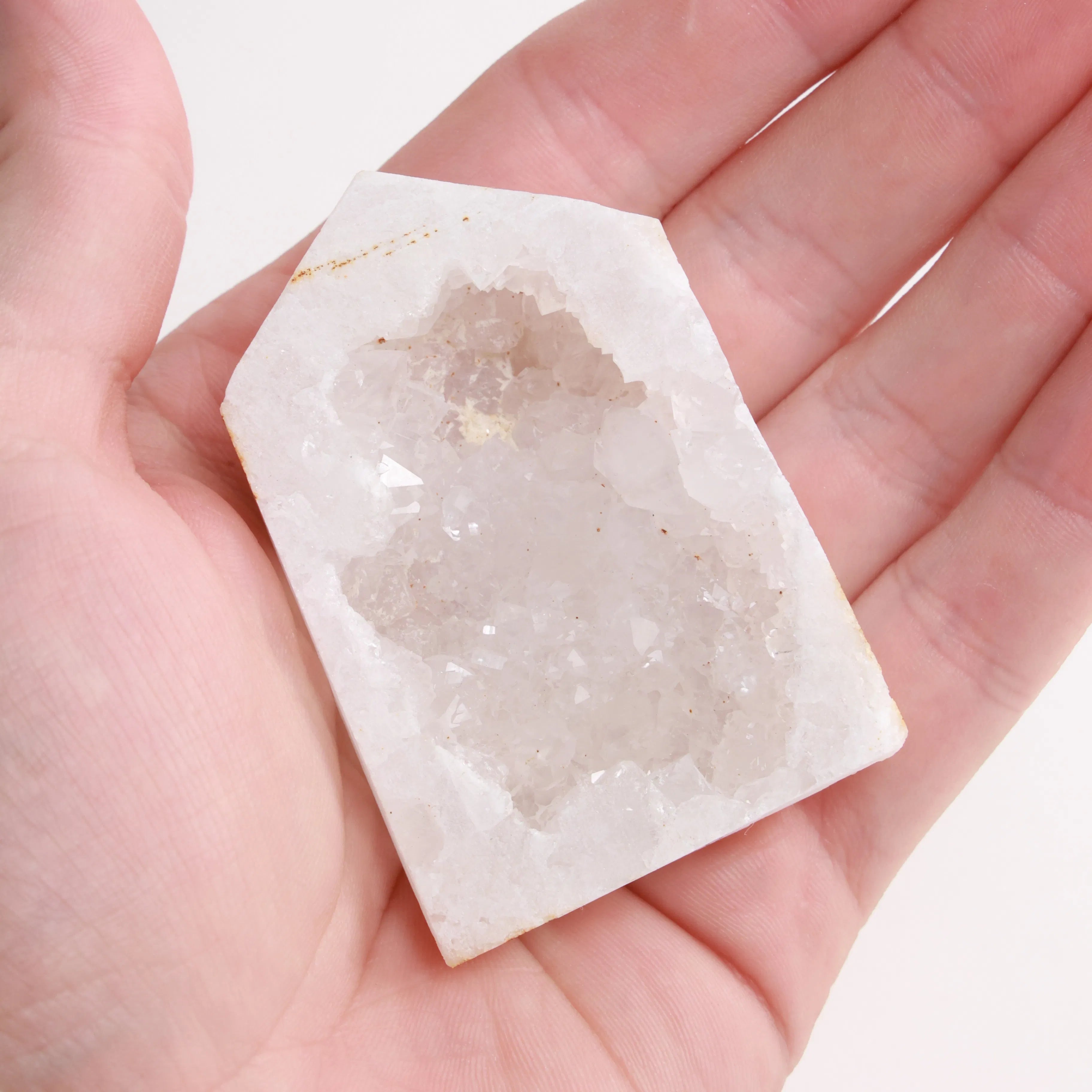 Quartz Geode Towers & Hearts — Semi-Raw Crystal (Exact Pieces)