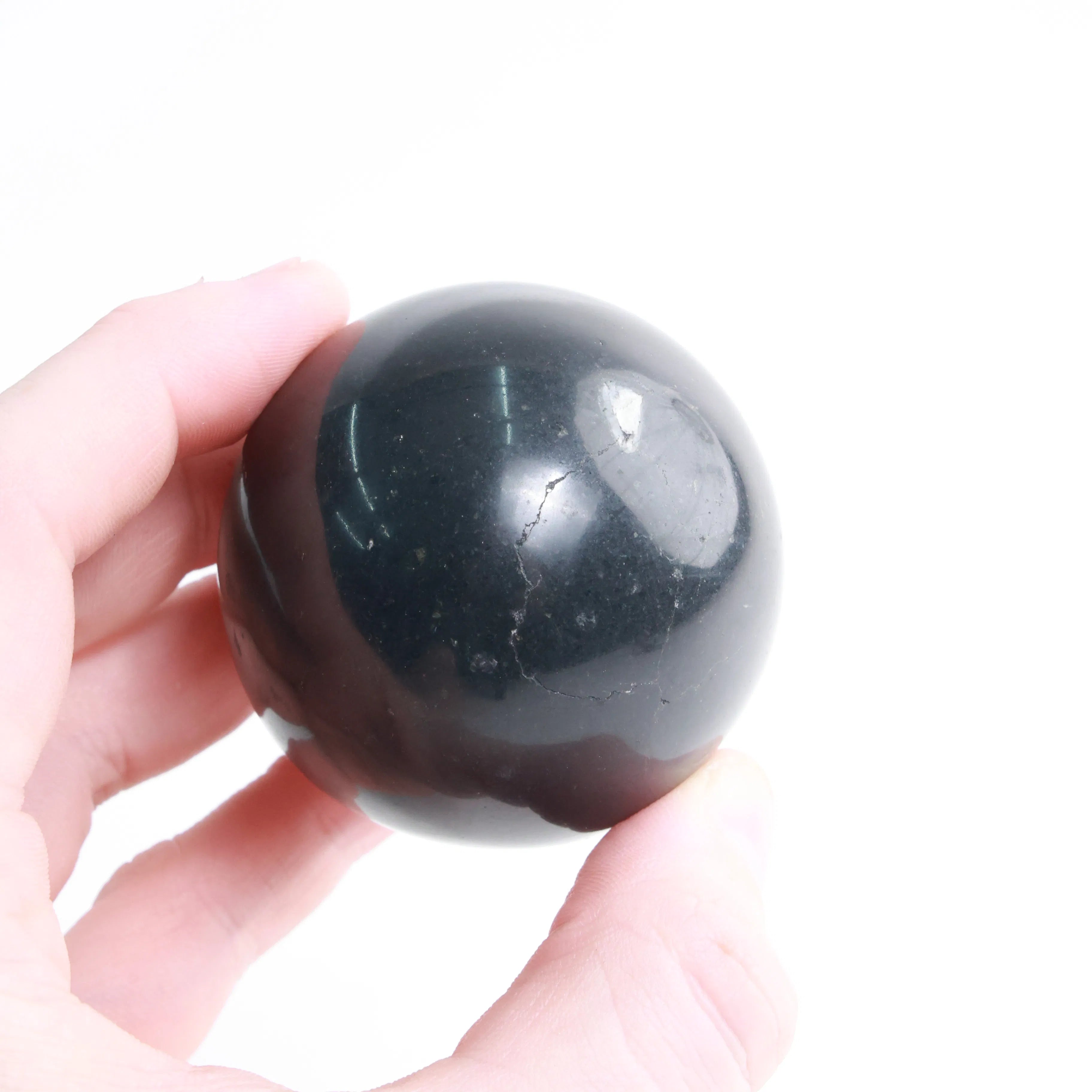 Black Tourmaline Spheres — Polished Crystal Spheres