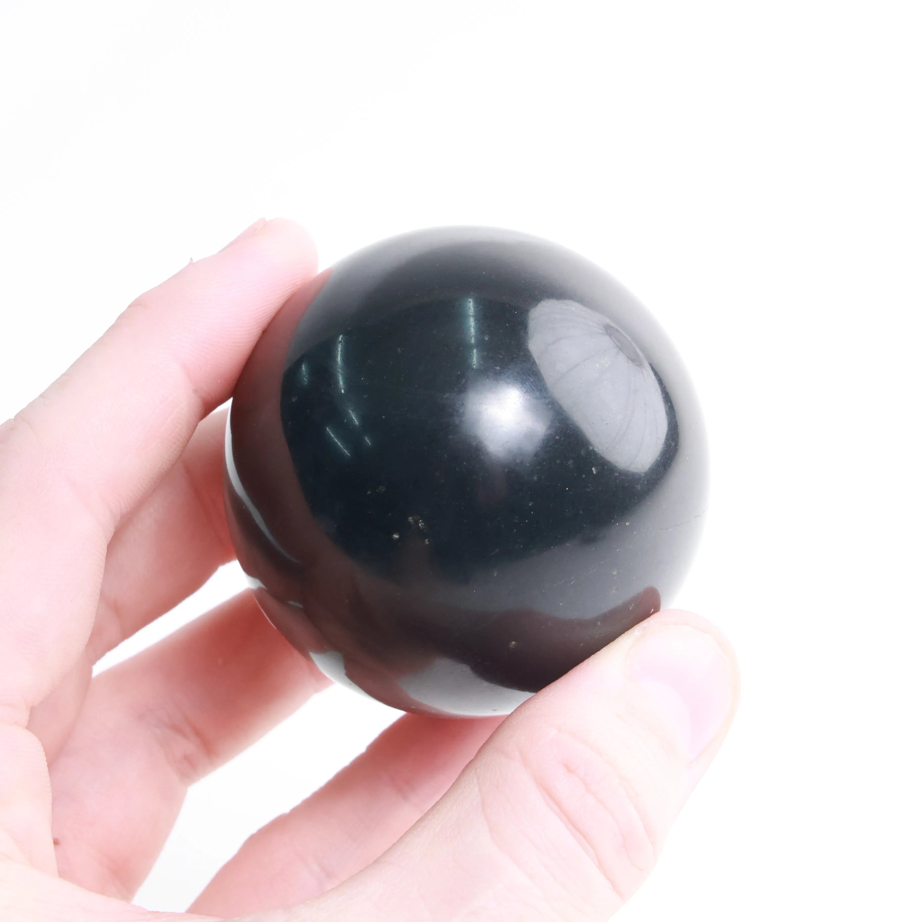 Black Tourmaline Spheres — Polished Crystal Spheres
