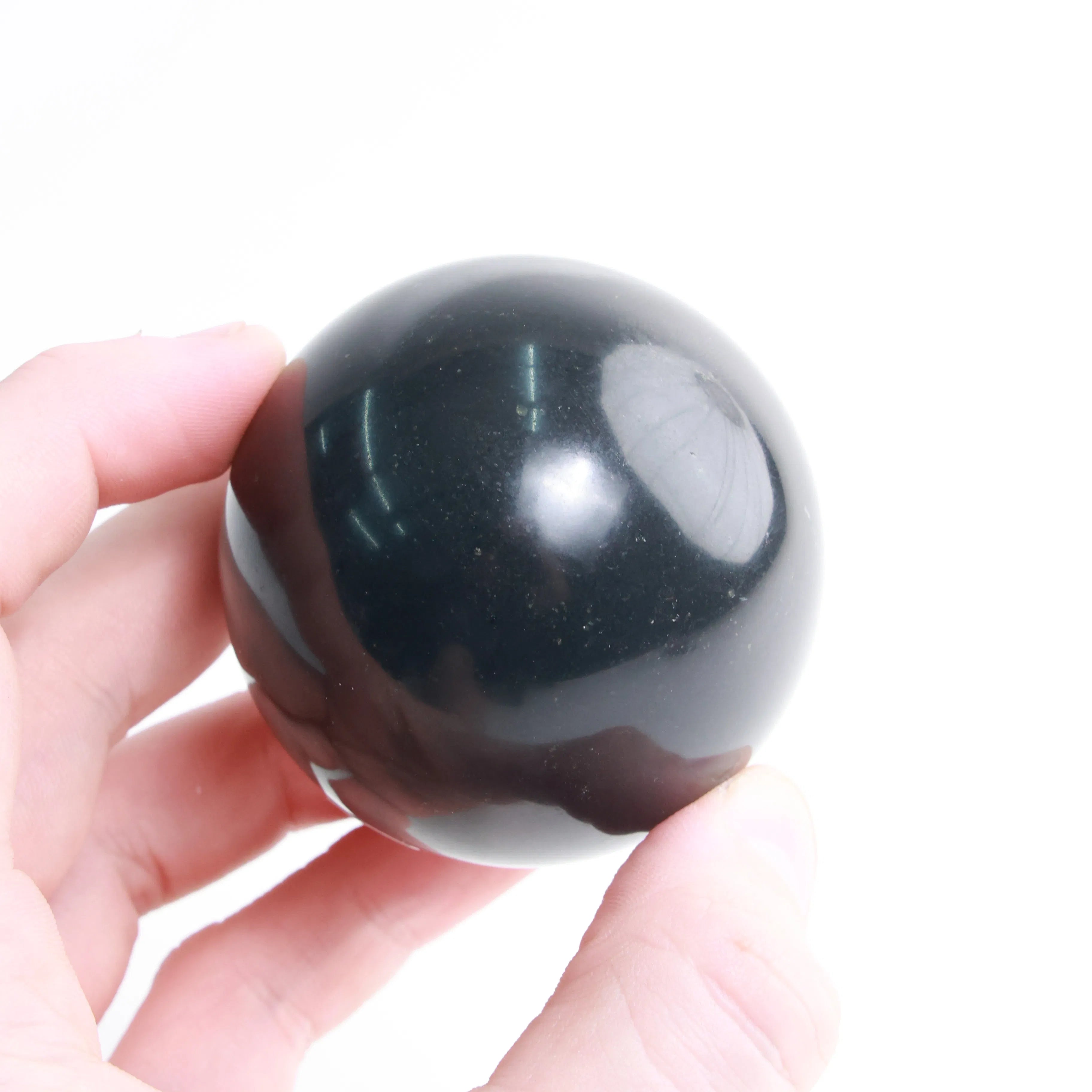 Black Tourmaline Spheres — Polished Crystal Spheres