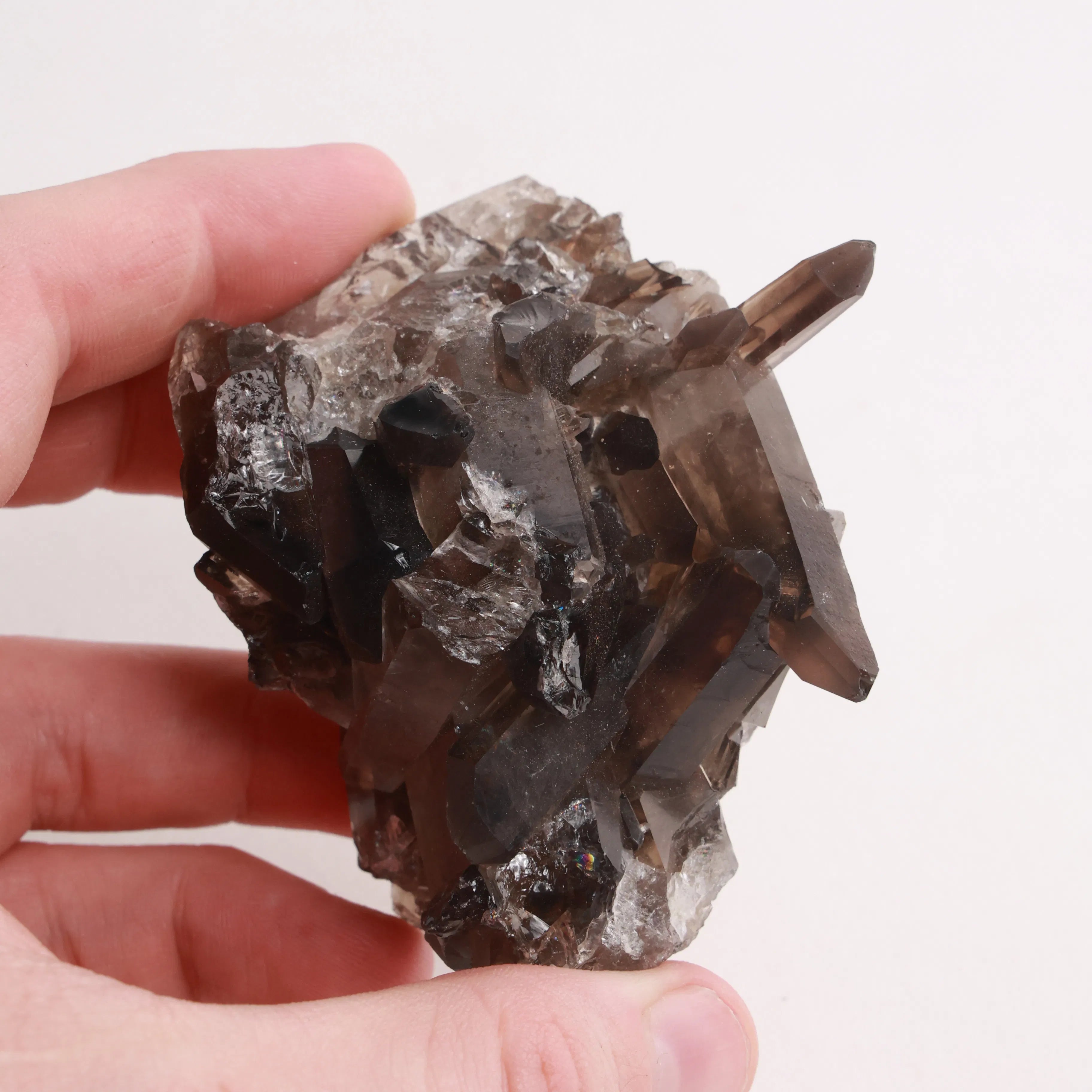 Raw Smoky Quartz Clusters — Natural Crystal Clusters