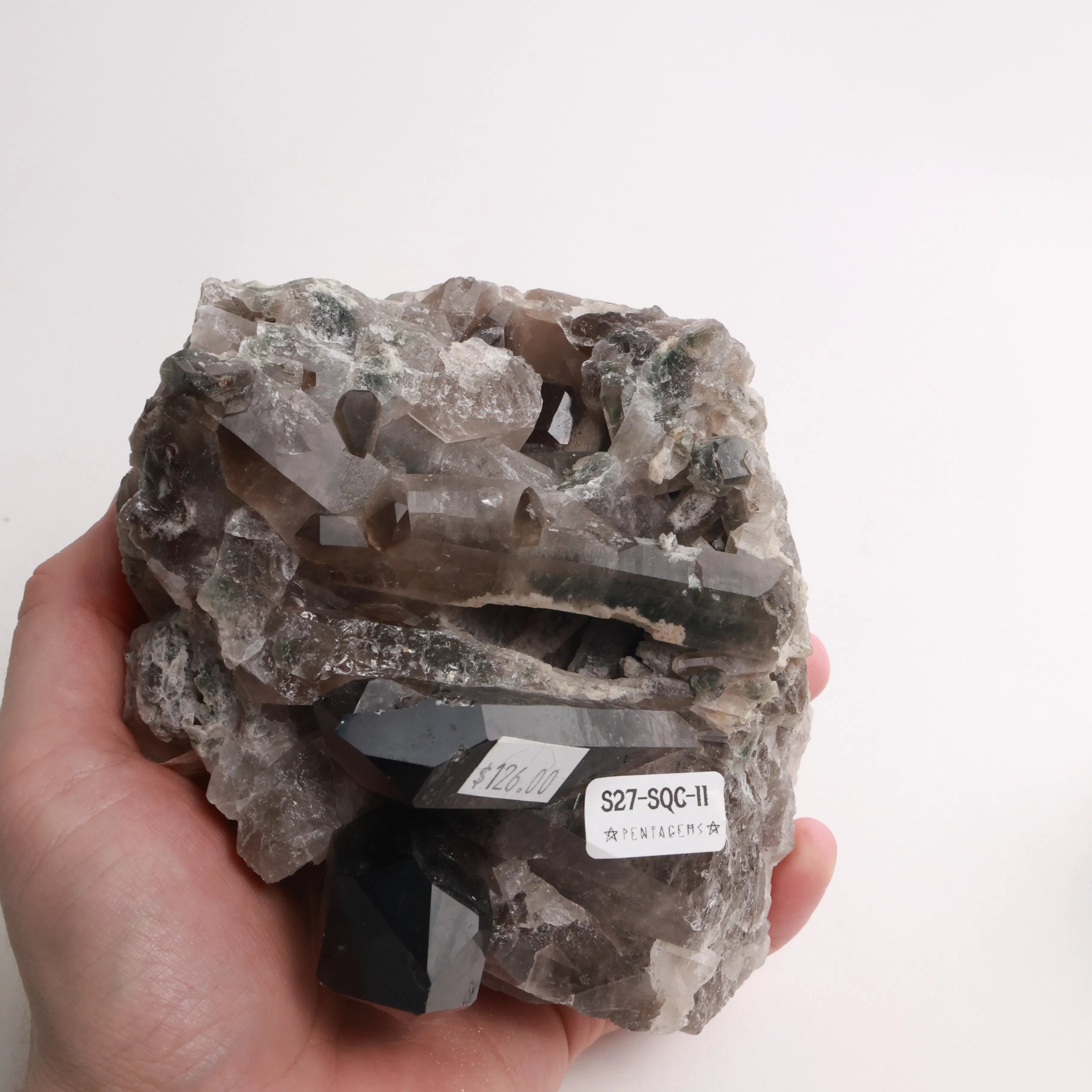 Raw Smoky Quartz Clusters — Natural Crystal Clusters