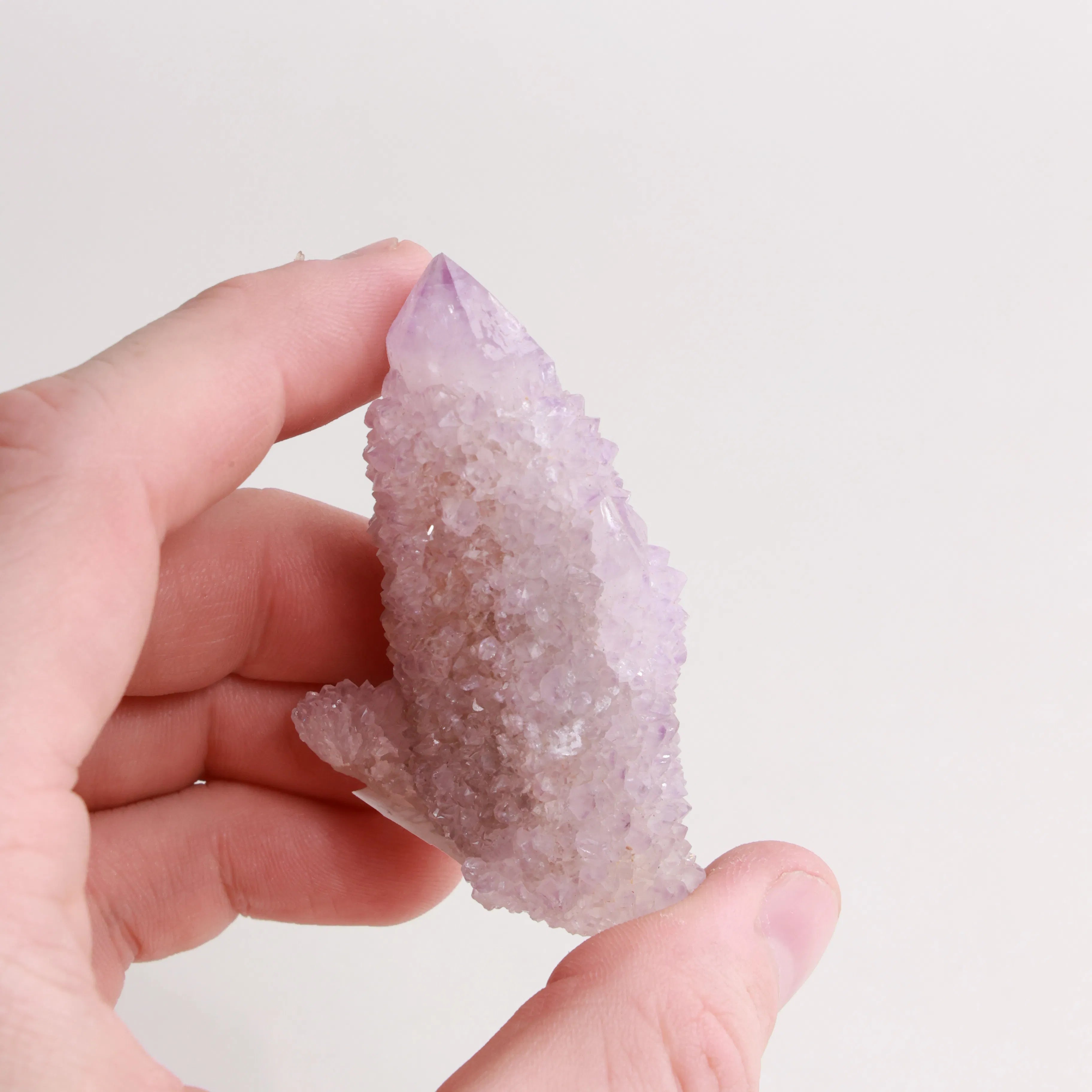 Spirit Quartz Clusters — Raw Amethyst Cactus Quartz (Exact Pieces)
