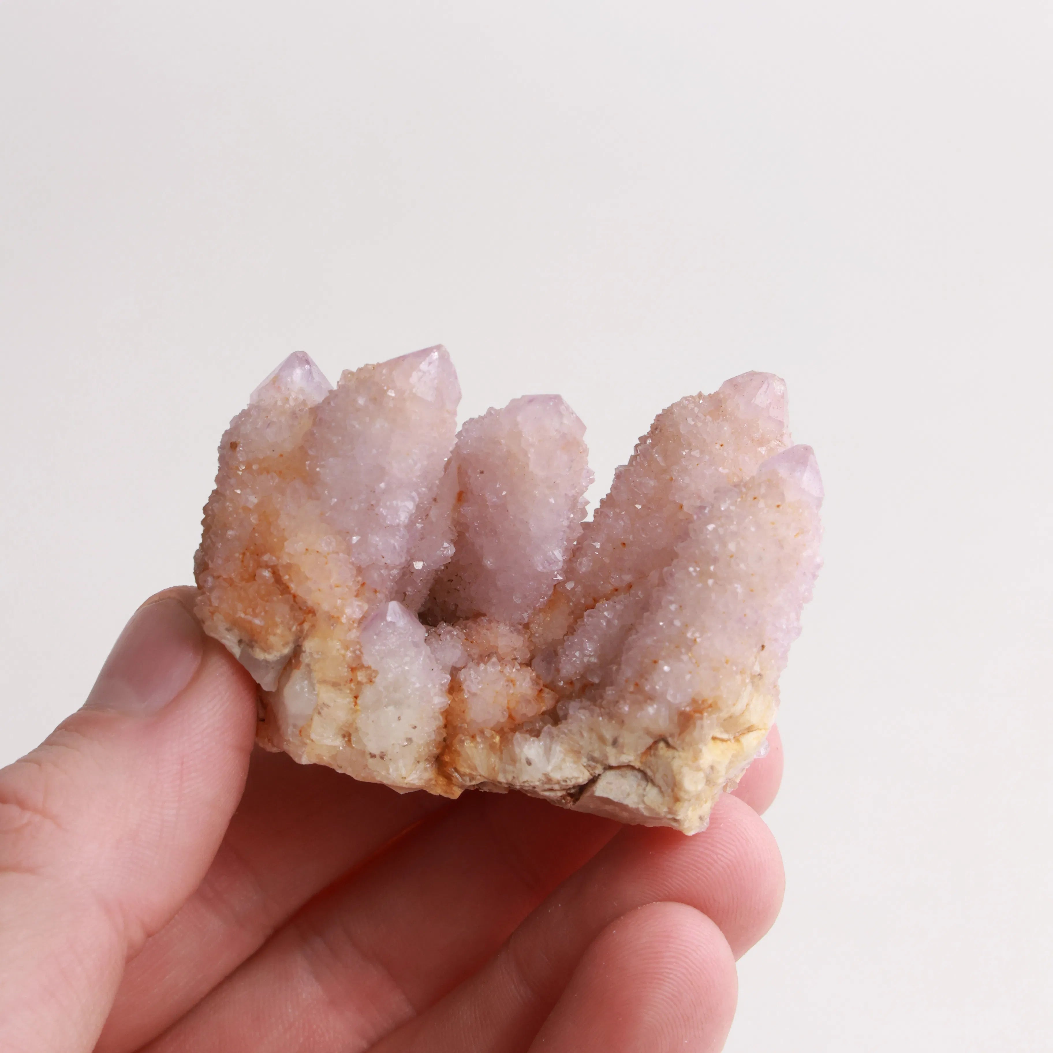 Spirit Quartz Clusters — Raw Amethyst Cactus Quartz (Exact Pieces)