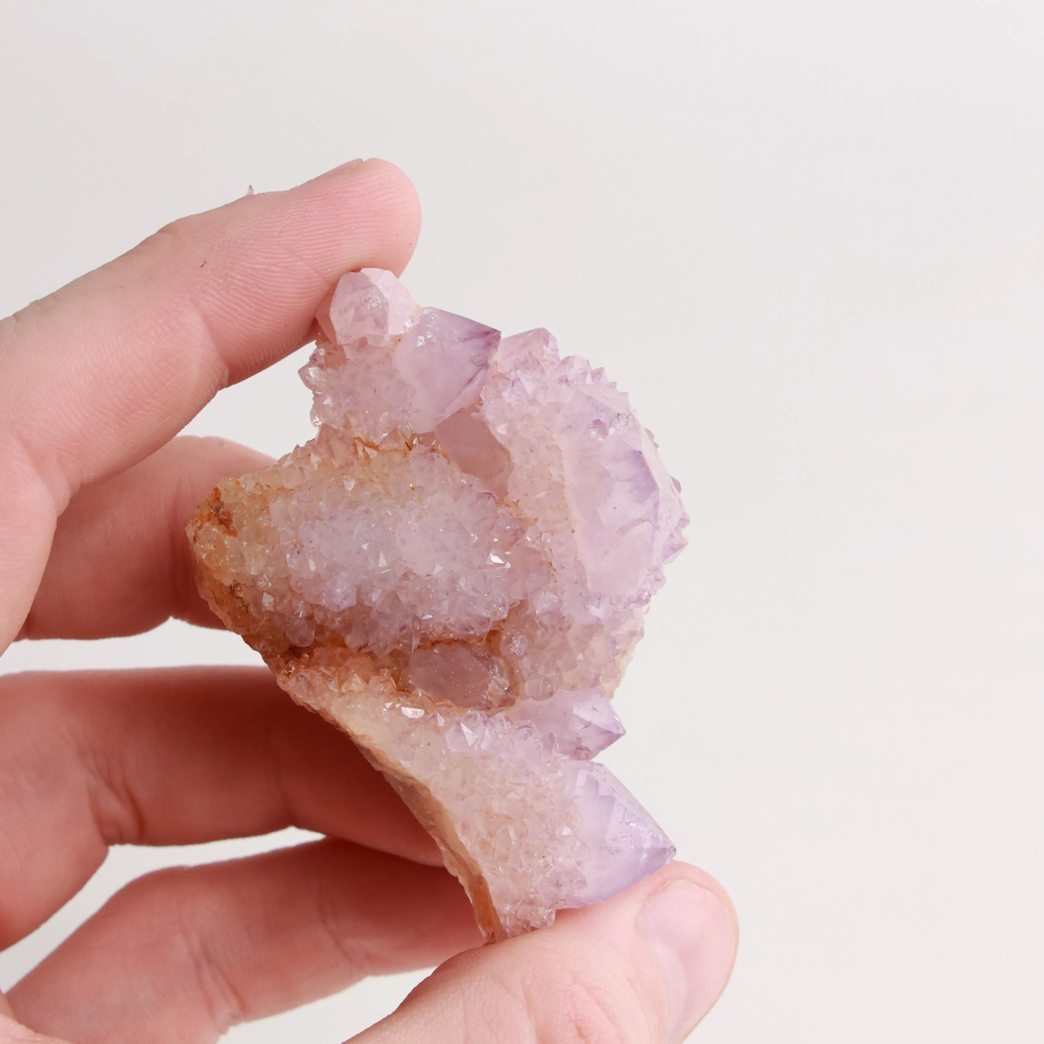 Spirit Quartz Clusters — Raw Amethyst Cactus Quartz (Exact Pieces)