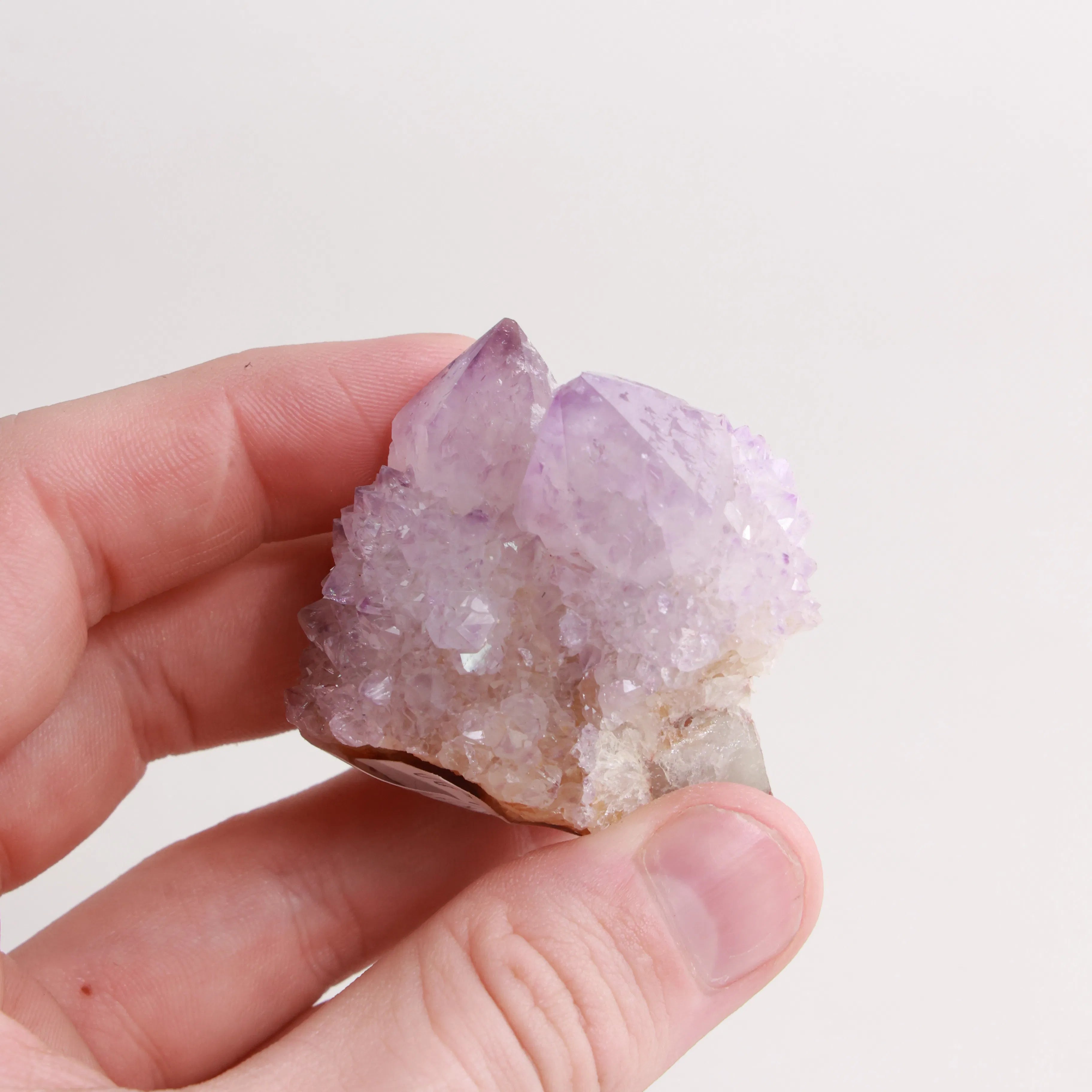 Spirit Quartz Clusters — Raw Amethyst Cactus Quartz (Exact Pieces)