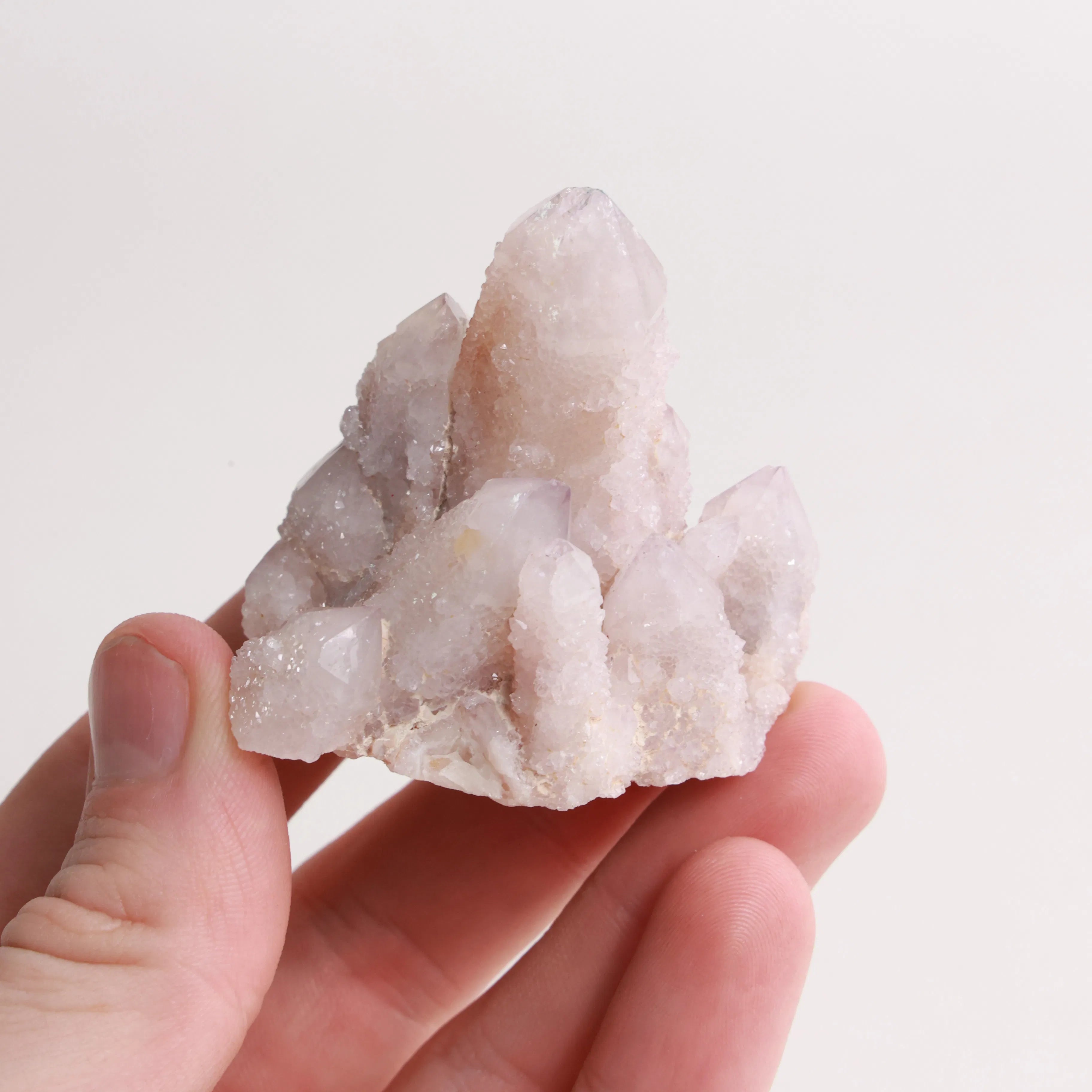 Spirit Quartz Clusters — Raw Amethyst Cactus Quartz (Exact Pieces)