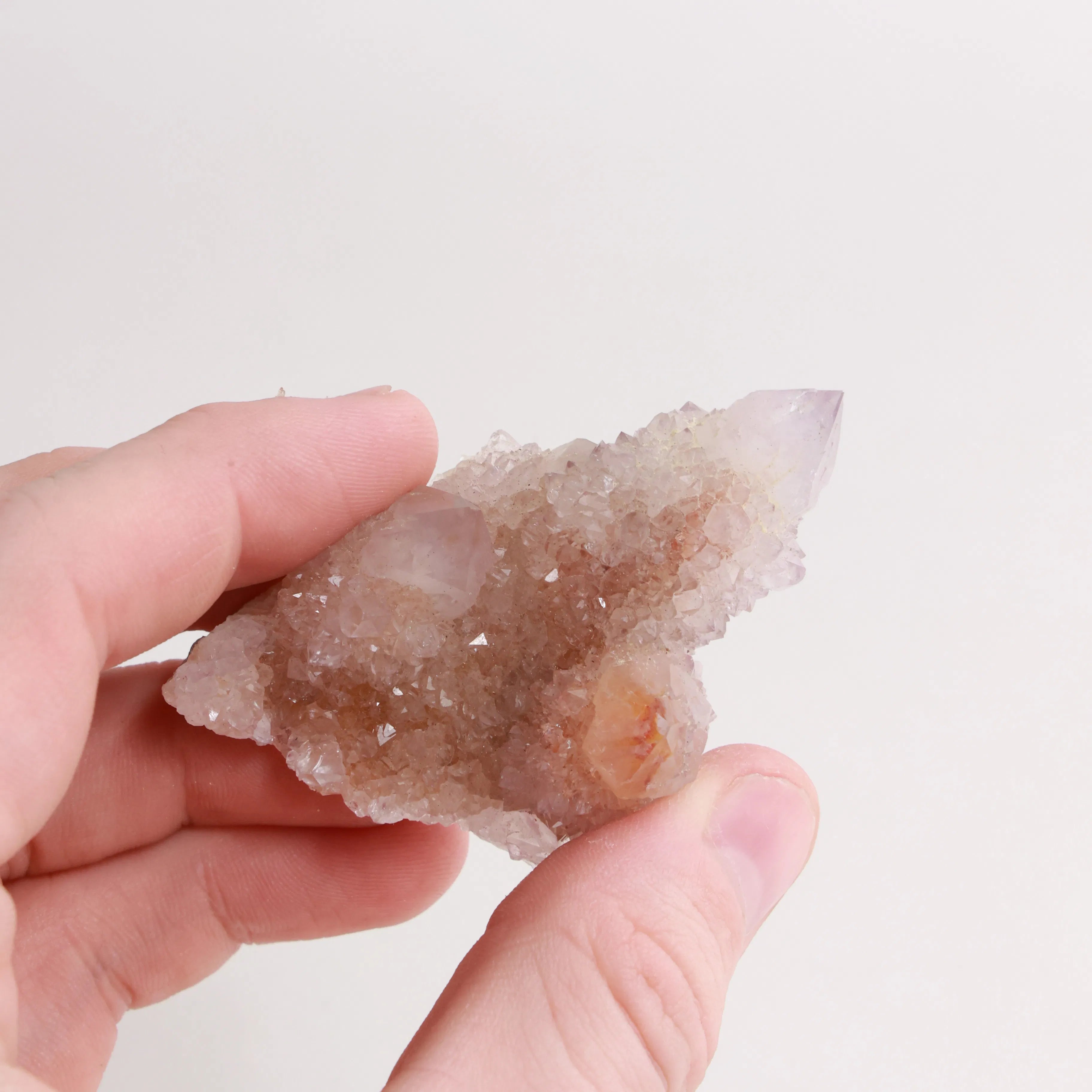 Spirit Quartz Clusters — Raw Amethyst Cactus Quartz (Exact Pieces)