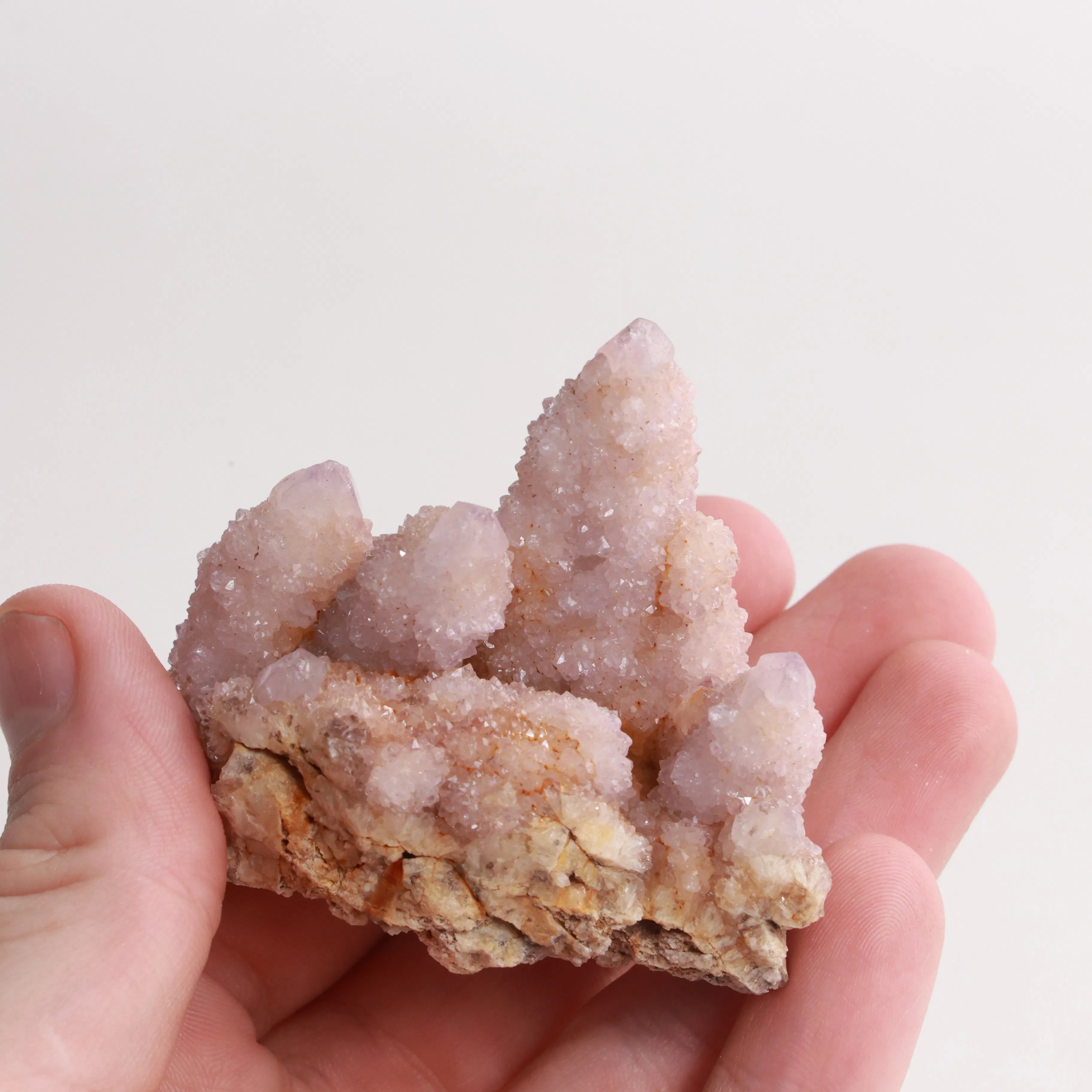 Spirit Quartz Clusters — Raw Amethyst Cactus Quartz (Exact Pieces)