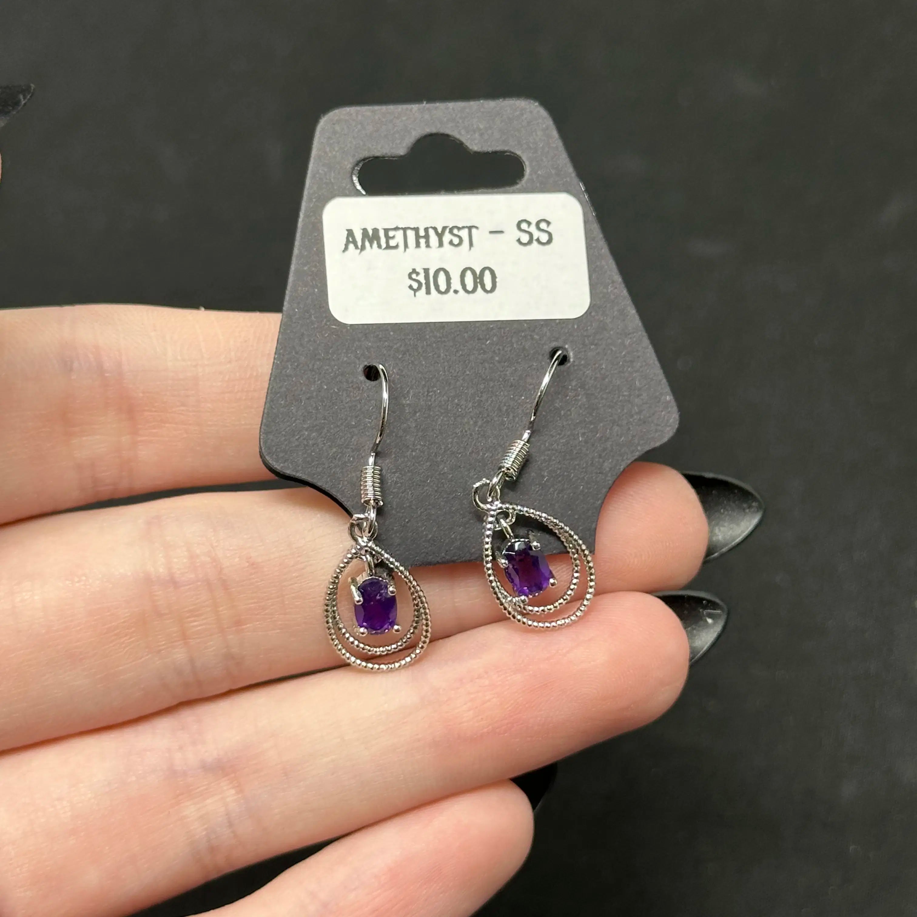 Crystal Earrings | Gemstone Studs & Hook Earrings