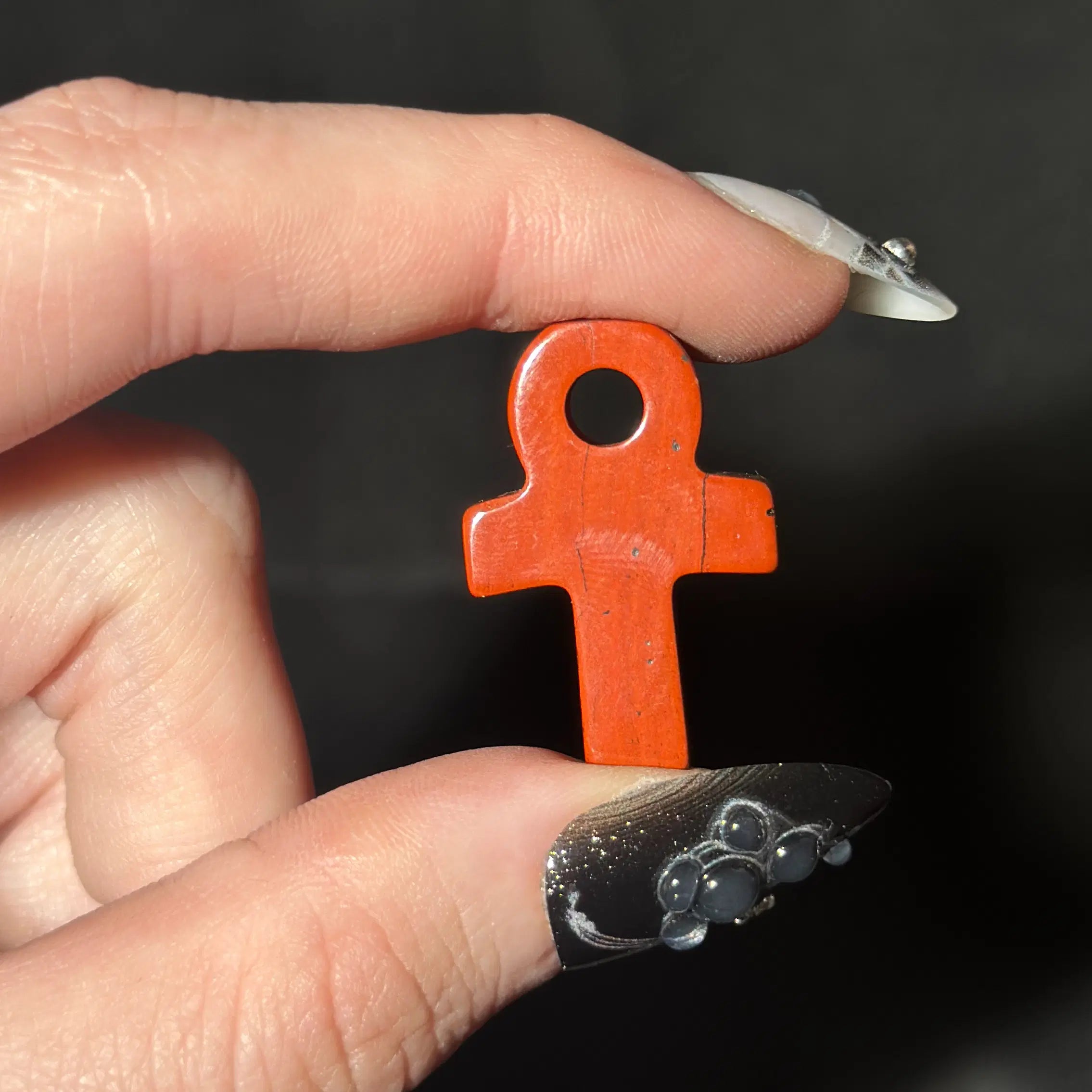 Sacred Symbol Stone Carvings — Trinity Knot & Ankh (Intuitively Chosen)