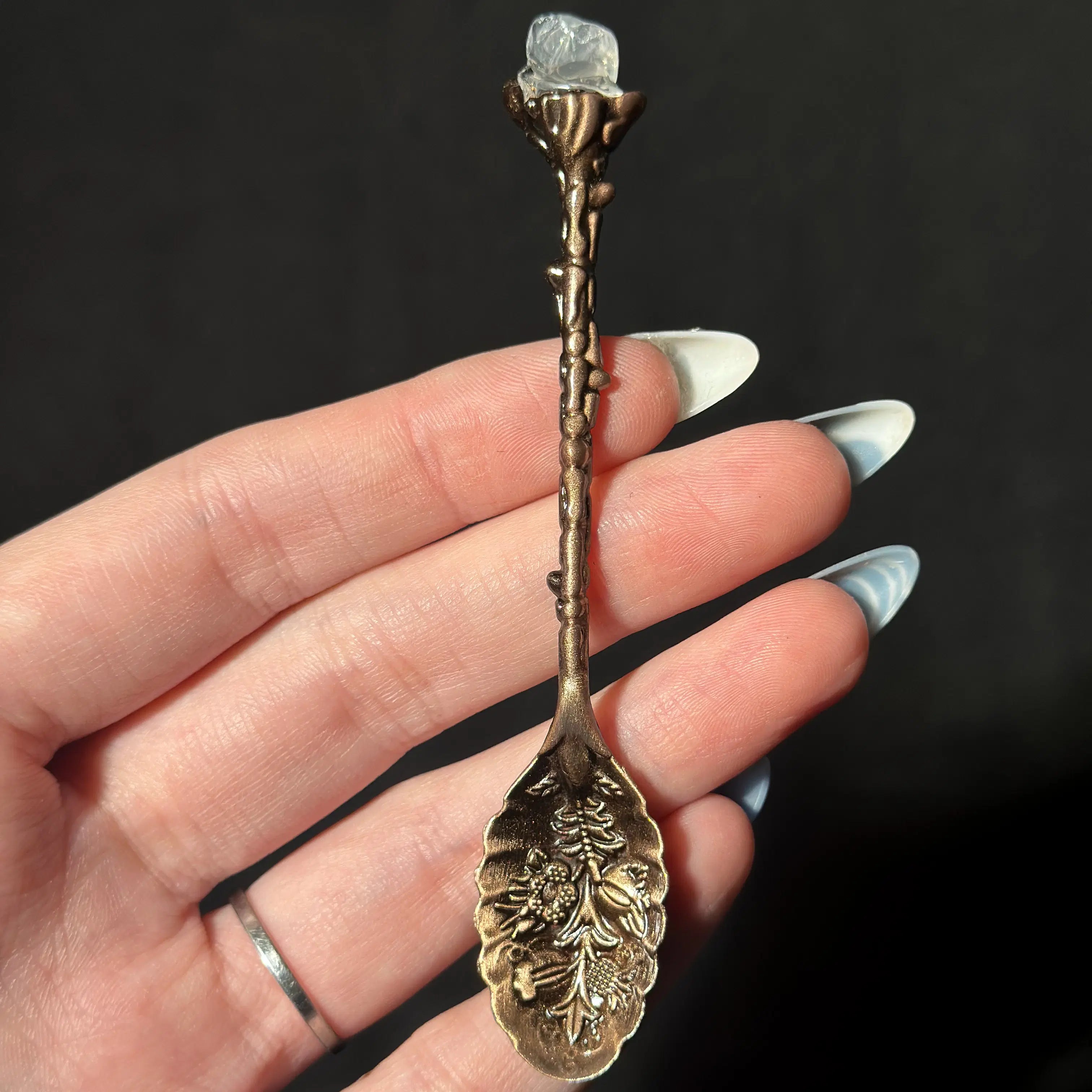Crystal Ritual Spoon | Altar, Herbs & Spellwork
